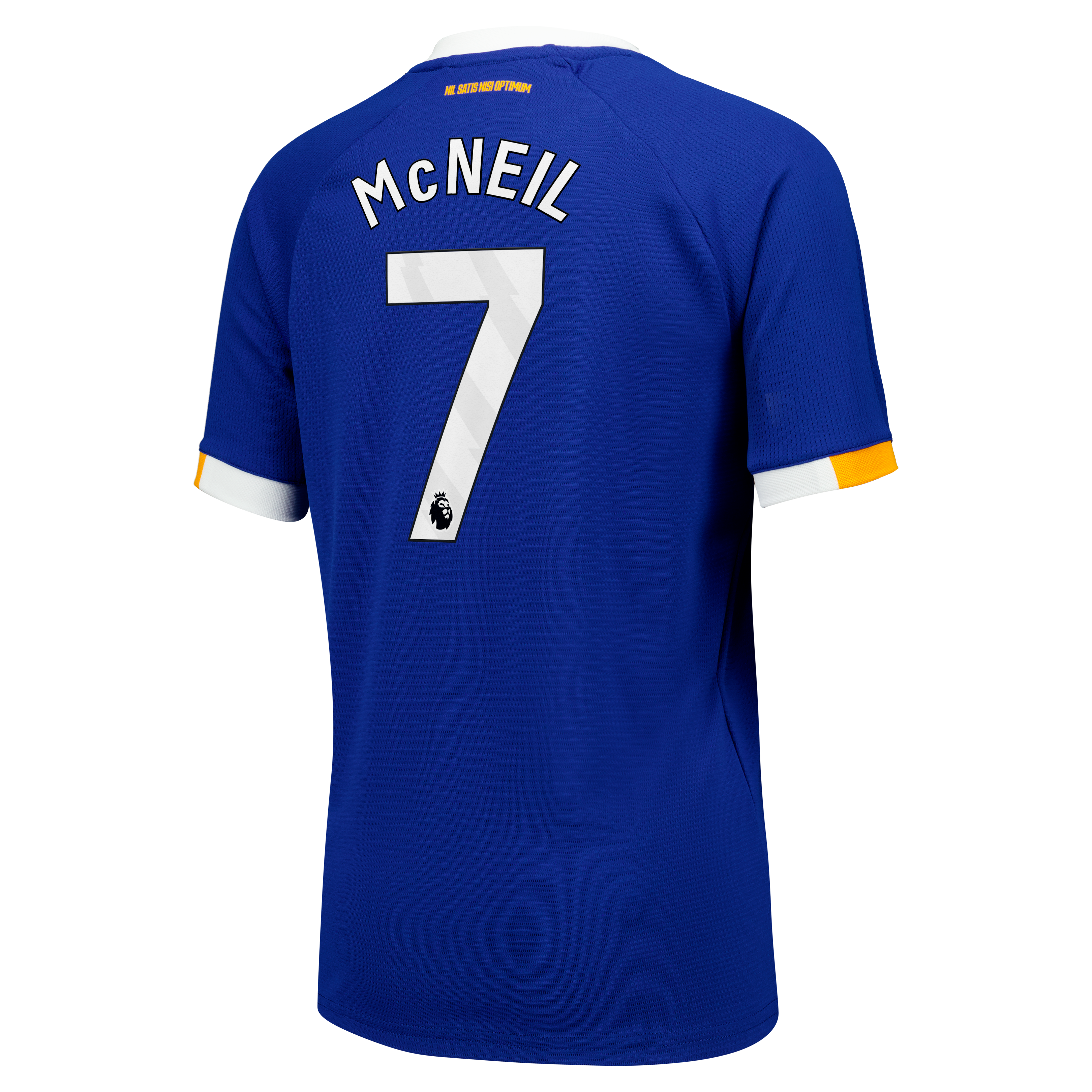 Everton Castore Home Replica Shirt 2026-27 - Kids with McNeil 7 printing, , rebel_hi-res