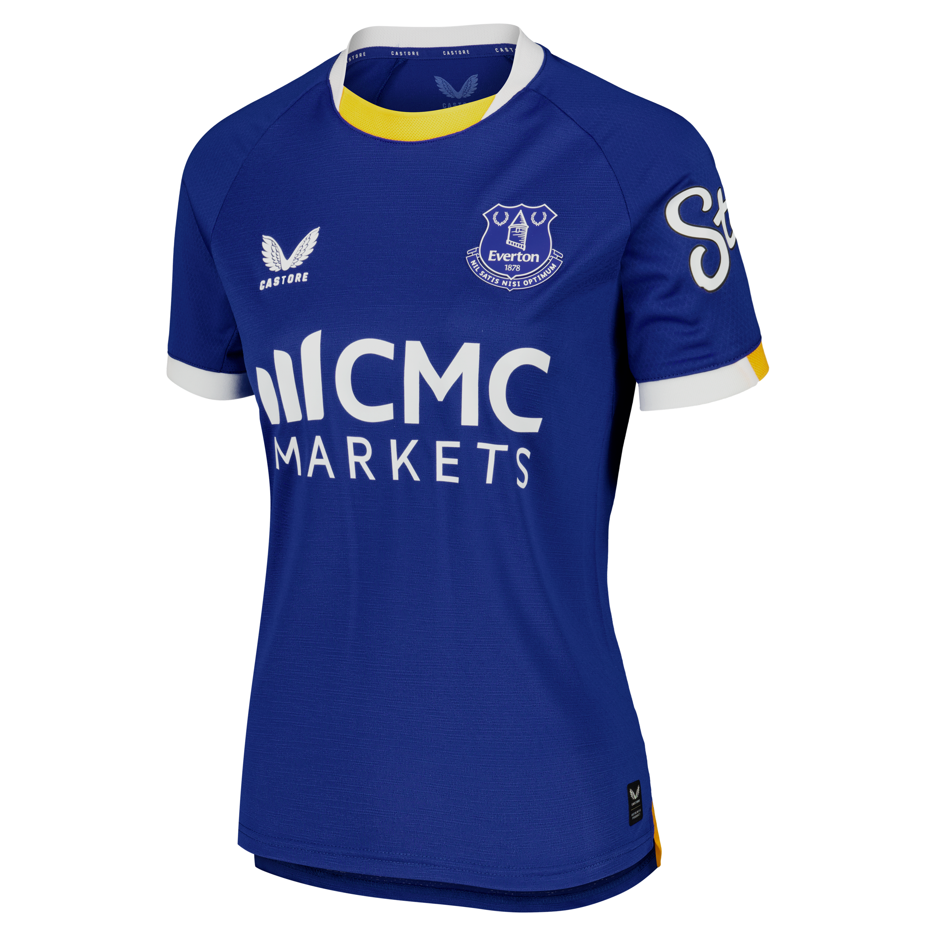 Everton Castore Home Pro Shirt 2026-27 - Womens with Patterson 2 printing, , rebel_hi-res