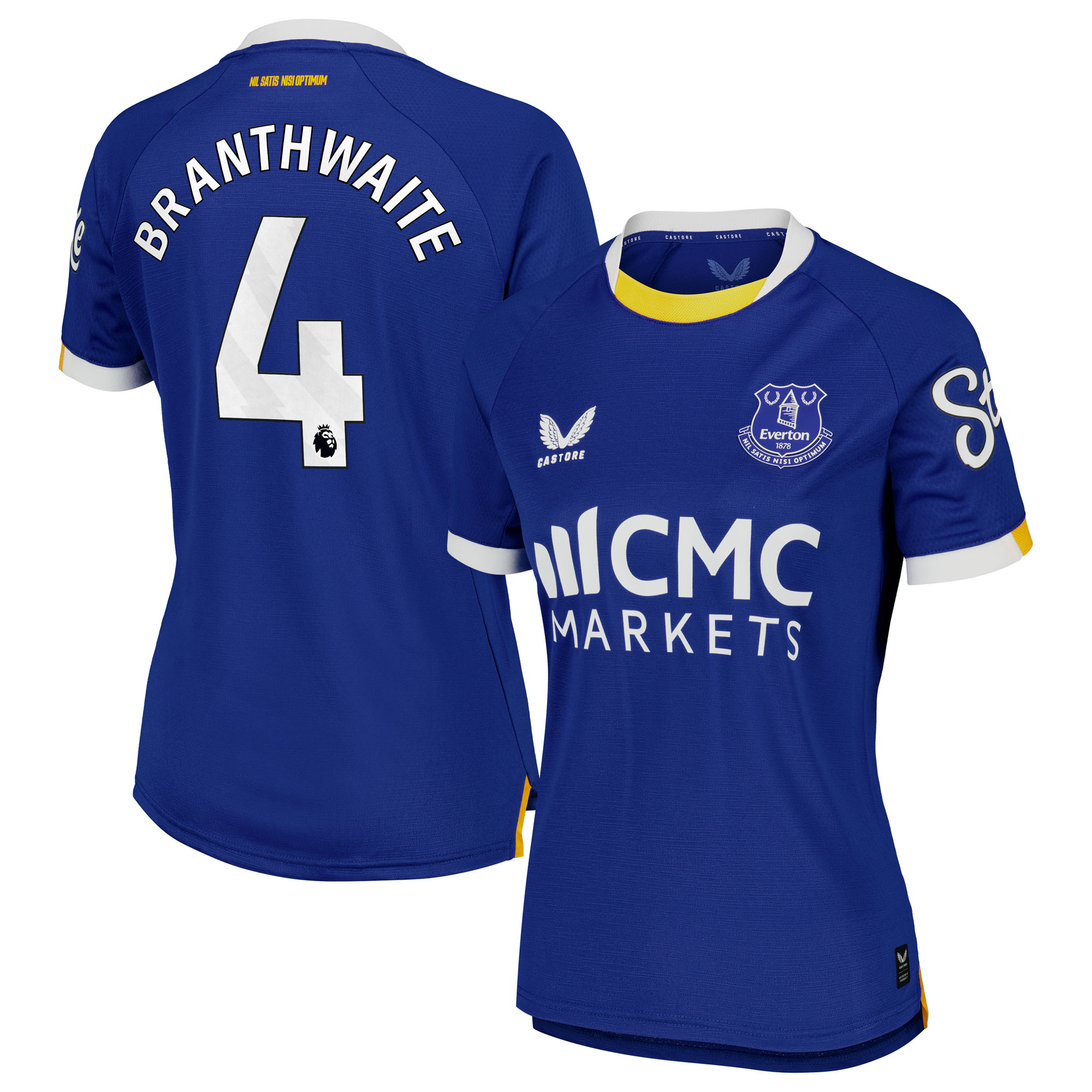 Everton Castore Home Pro Shirt 2026-27 - Womens with Branthwaite 32 printing, , rebel_hi-res