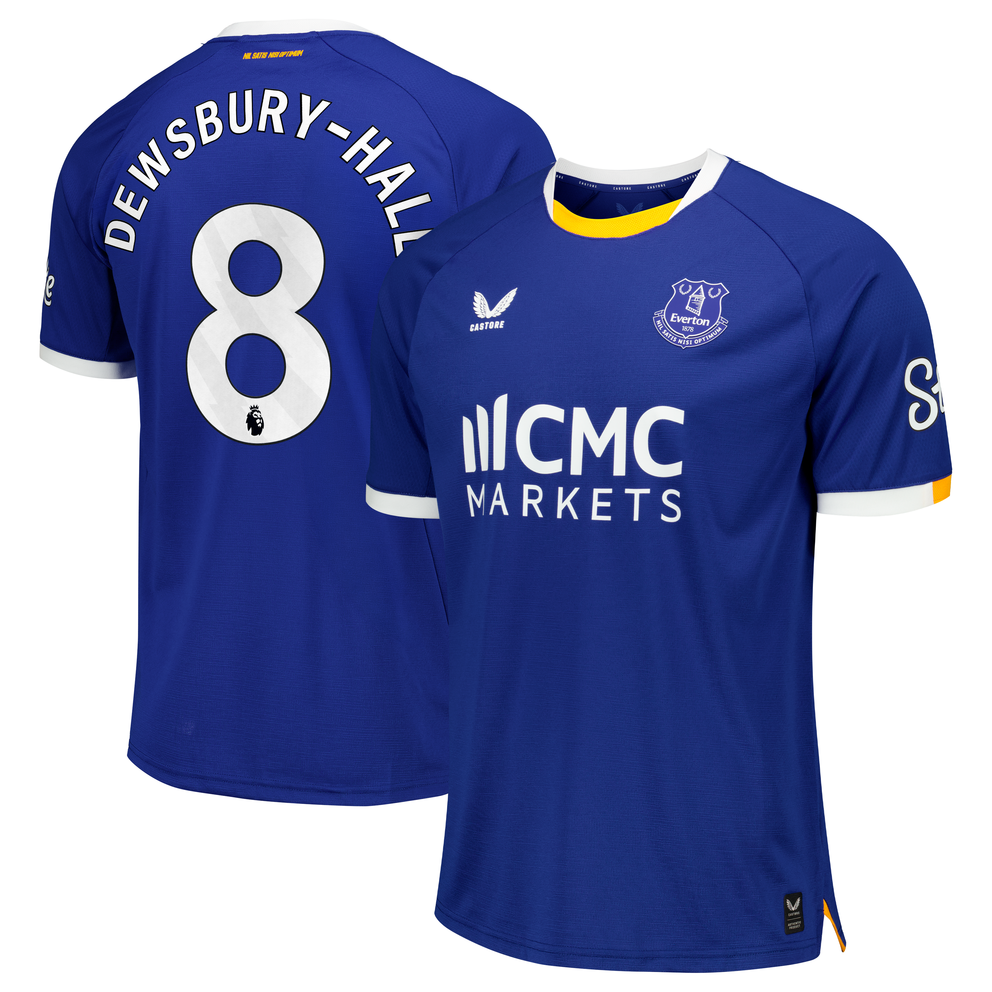 Everton Castore Home Pro Shirt 2026-27 with Dewsbury-Hall 22 printing, , rebel_hi-res