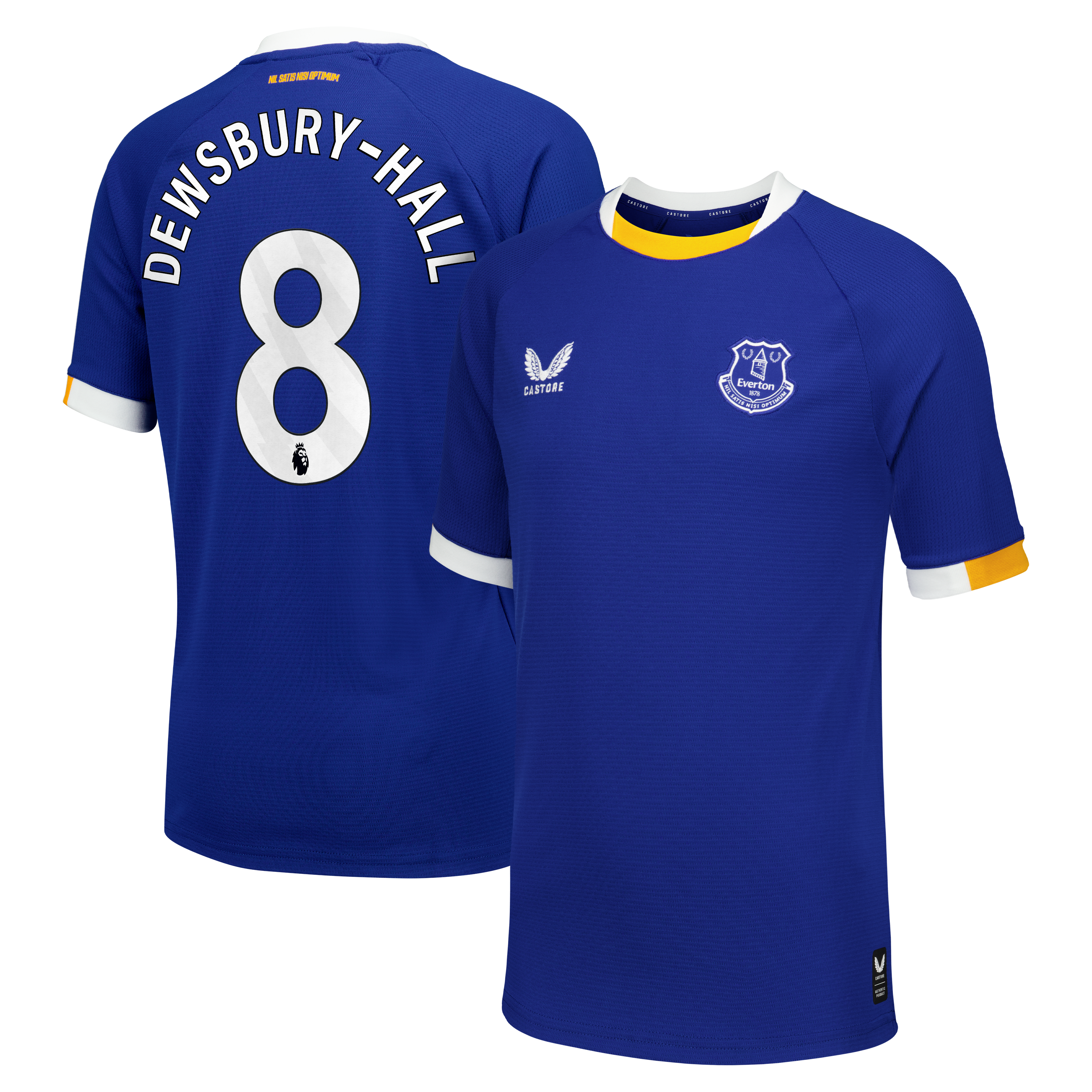 Everton Castore Home Replica Shirt 2026-27 - Kids with Dewsbury-Hall 22 printing, , rebel_hi-res