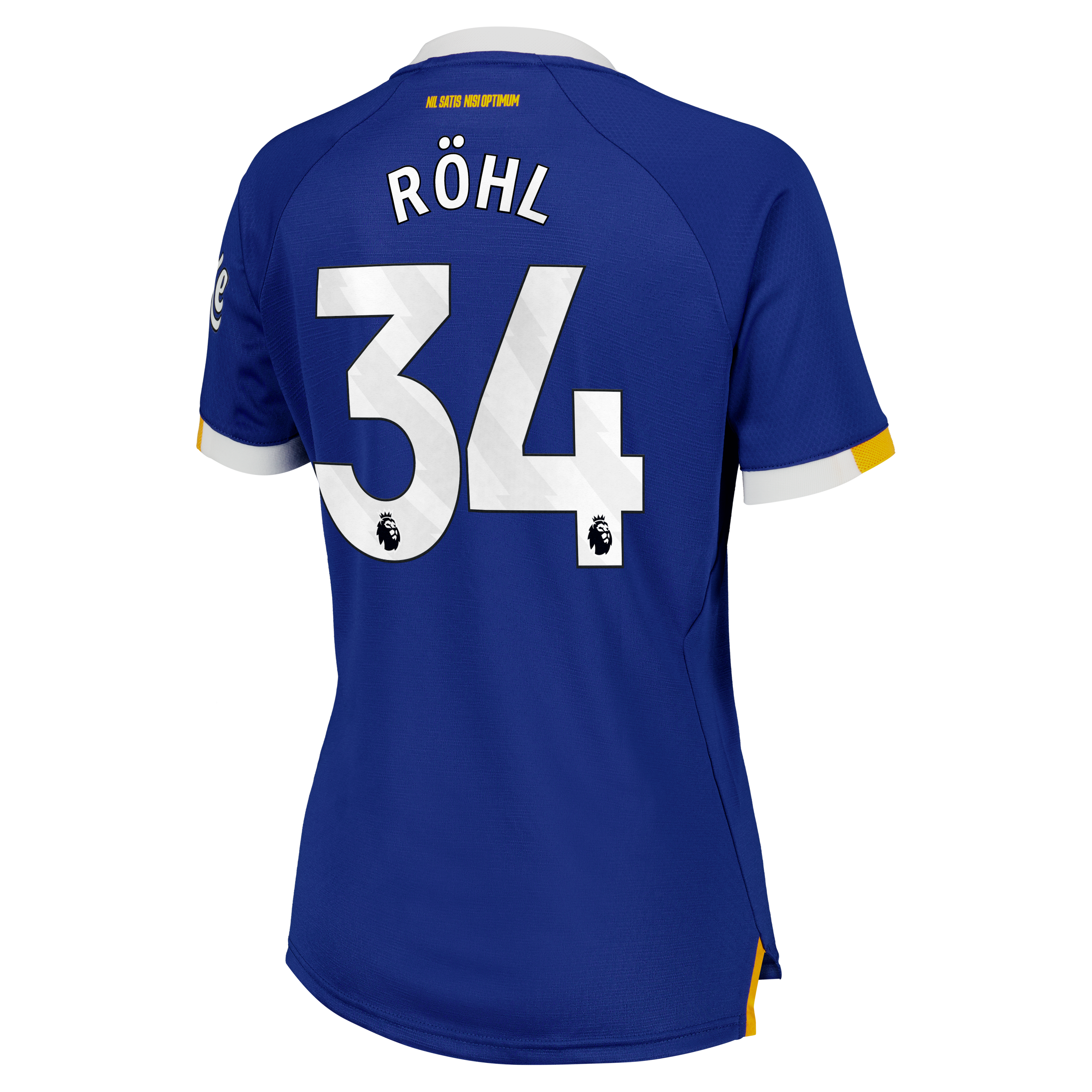 Everton Castore Home Pro Shirt 2026-27 - Womens with R&ouml;hl 34 printing, , rebel_hi-res