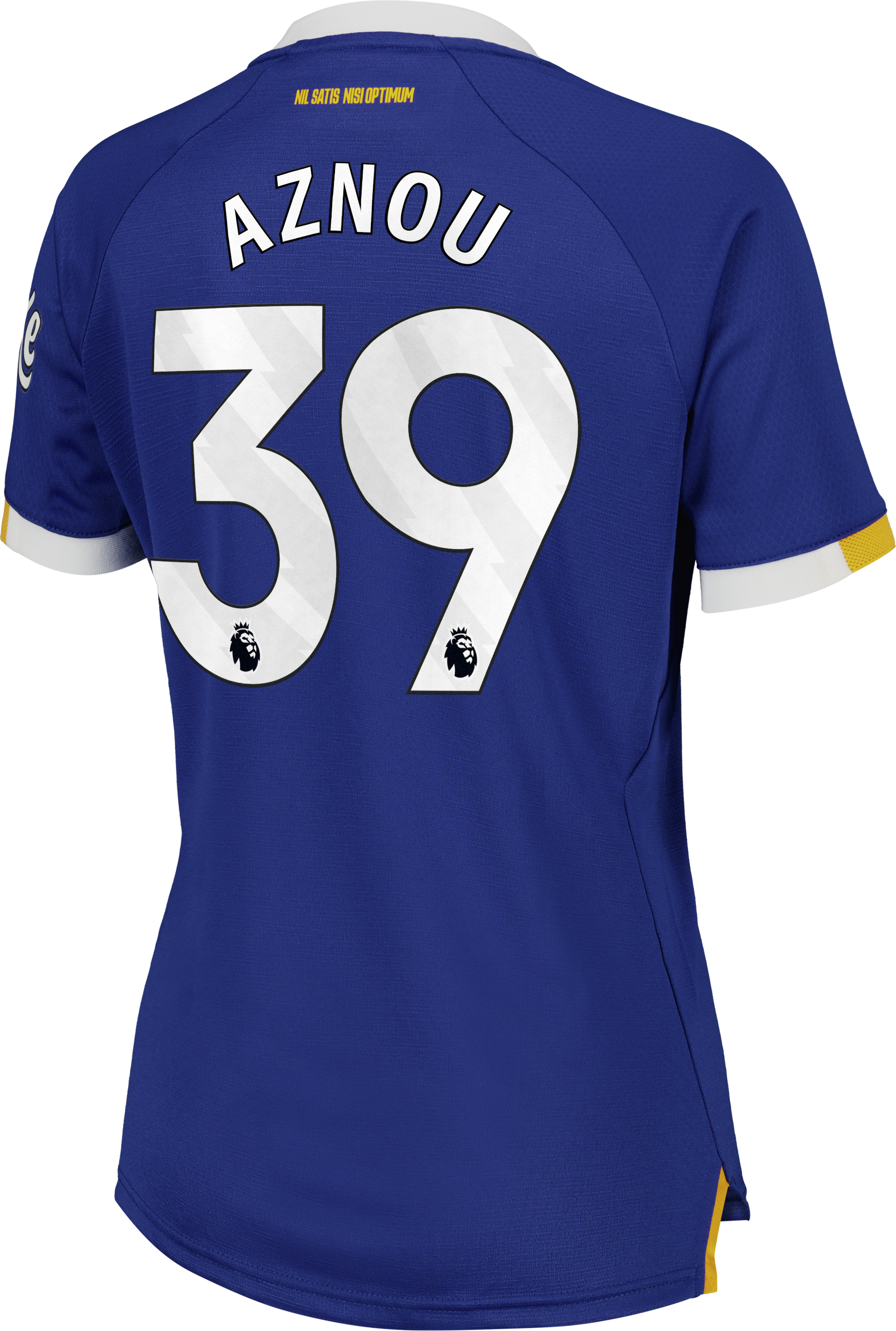 Everton Castore Home Pro Shirt 2026-27 - Womens with Aznou 39 printing, , rebel_hi-res