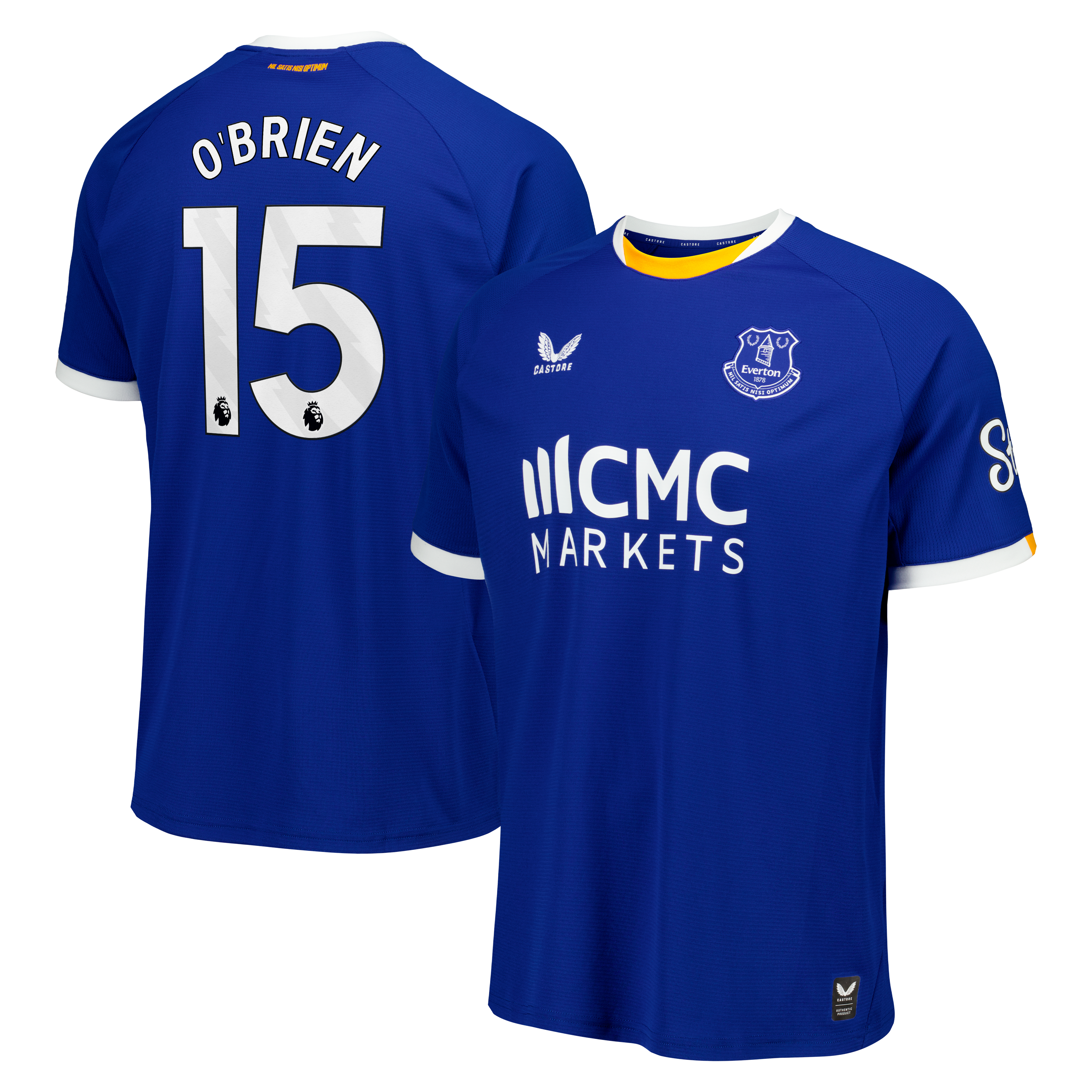 Everton Castore Home Replica Shirt 2026-27 with O'Brien 15 printing, , rebel_hi-res