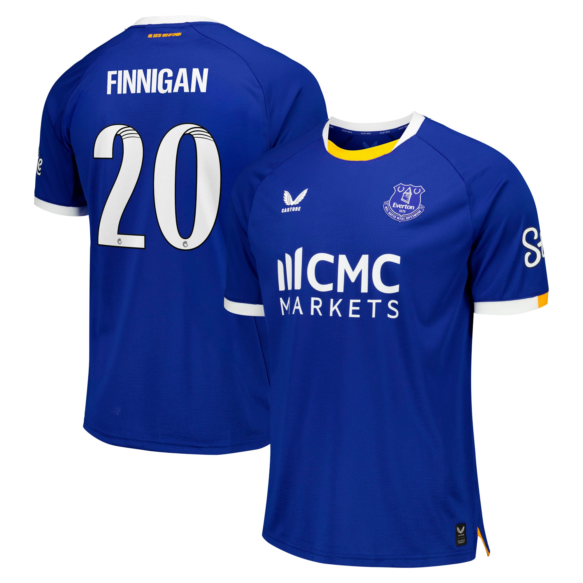 Everton WSL Castore Home Pro Shirt 2026-27 with Finnigan 20 printing, , rebel_hi-res