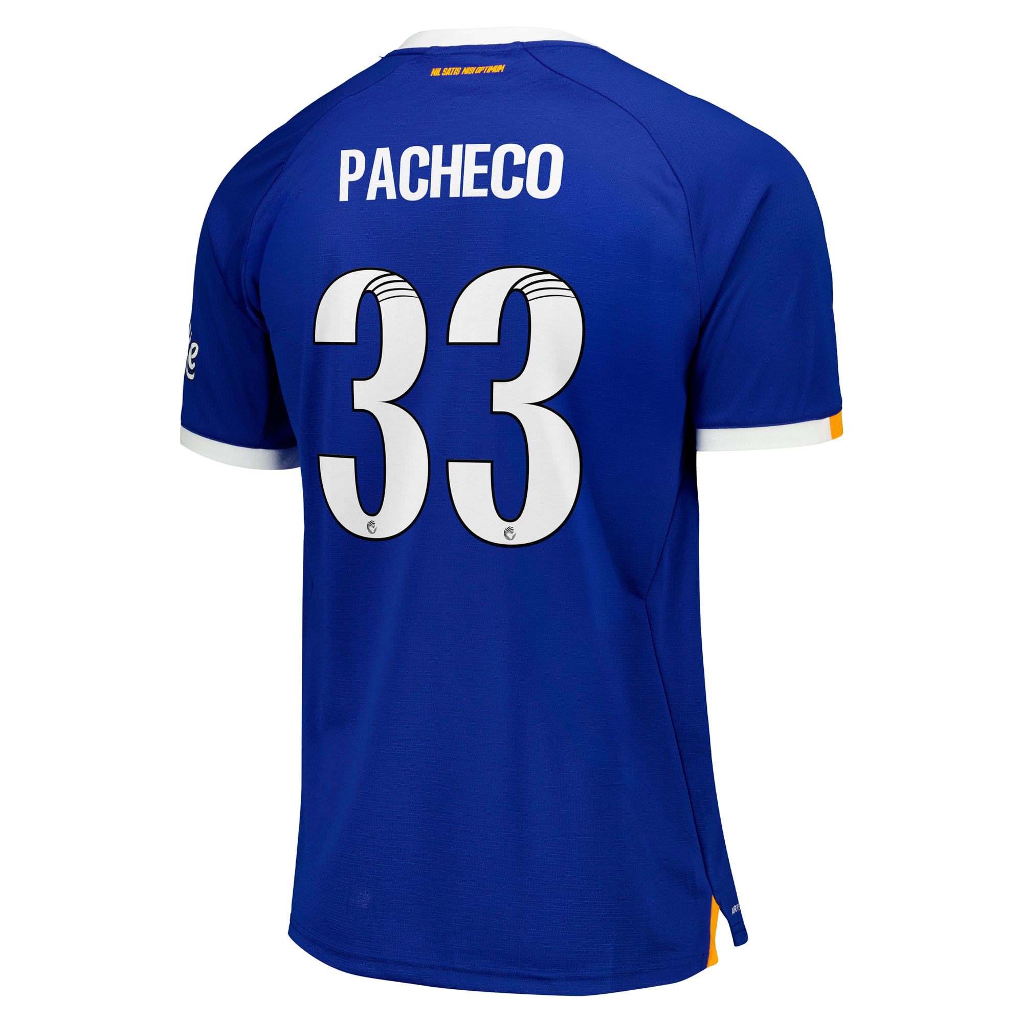 Everton WSL Castore Home Pro Shirt 2026-27 with Pacheco 33 printing, , rebel_hi-res