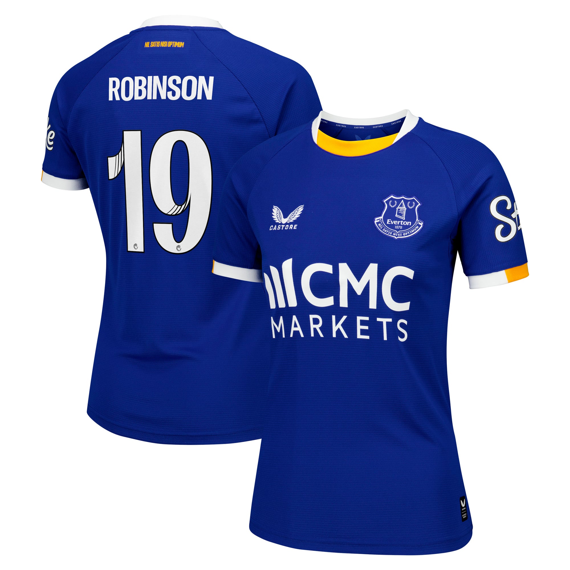 Everton WSL Castore Home Replica Shirt 2026-27 - Womens with Robinson 19 printing
