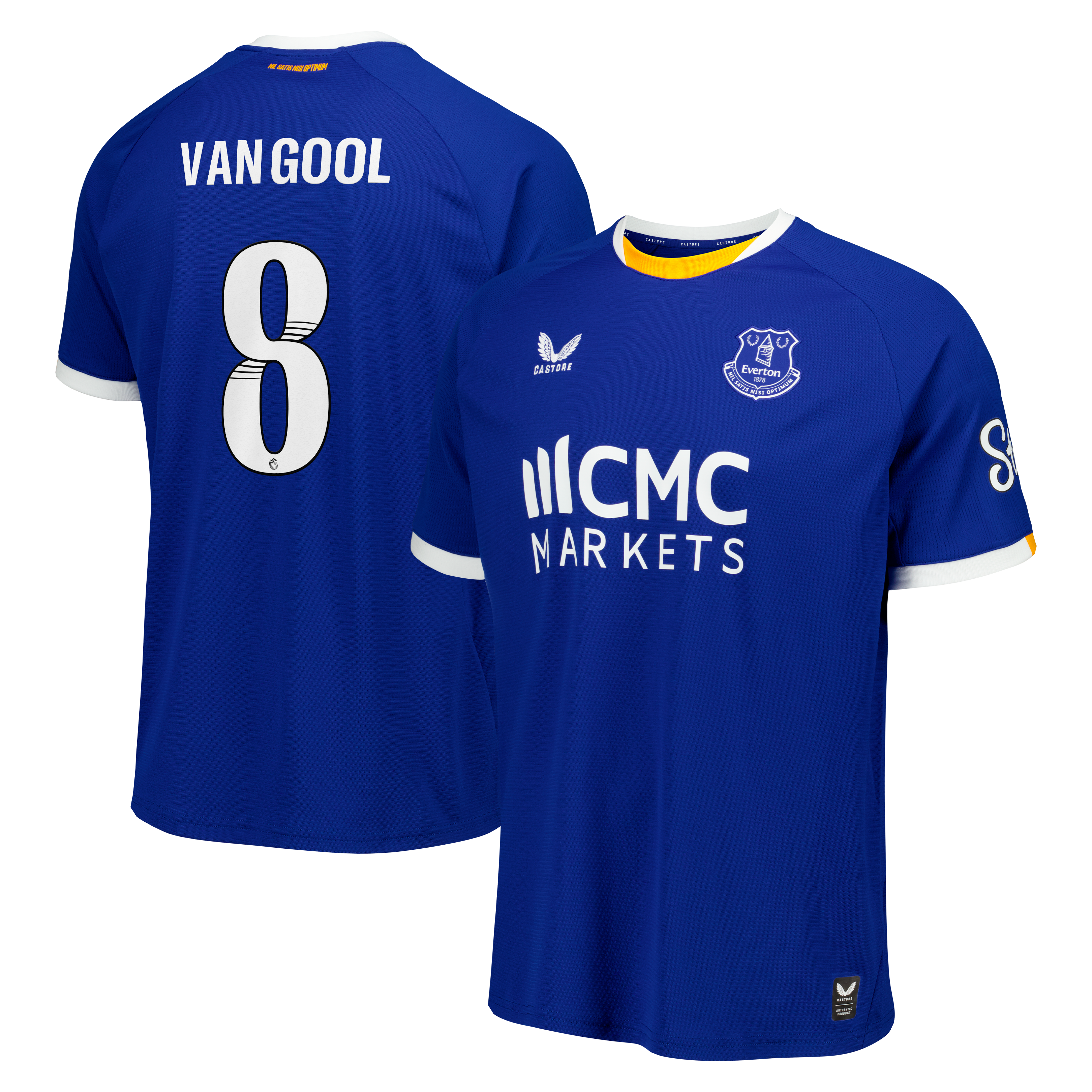 Everton WSL Castore Home Replica Shirt 2026-27 with Van Gool 8 printing
