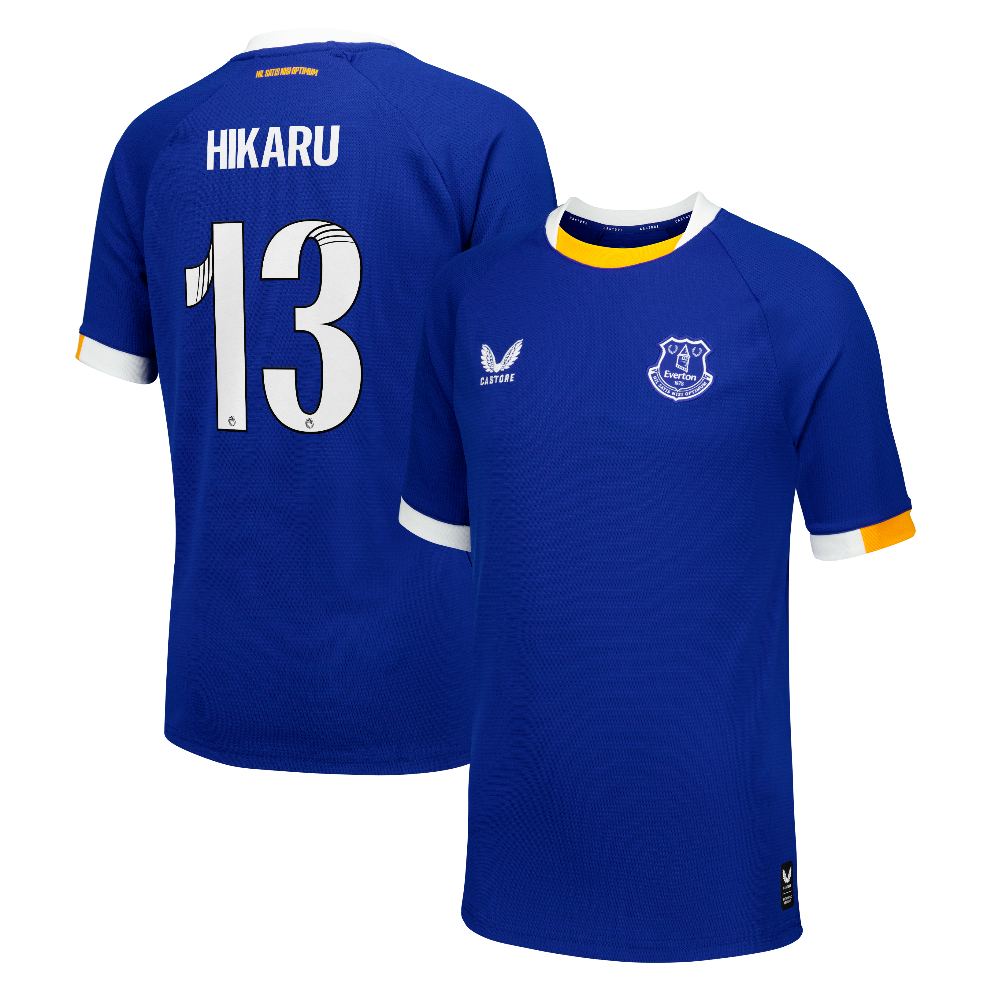 Everton WSL Castore Home Replica Shirt 2026-27 - Kids with Hikaru 13 printing