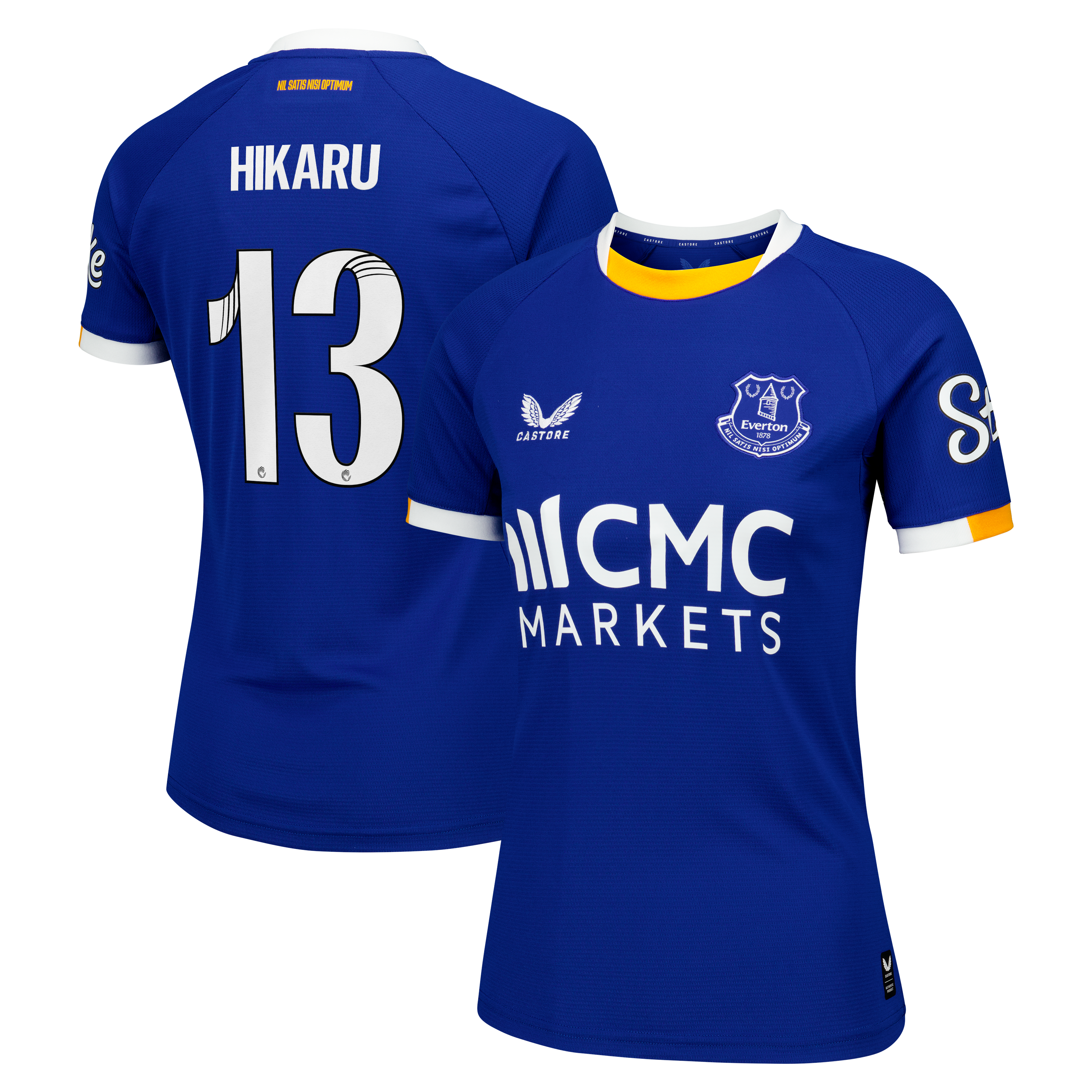 Everton WSL Castore Home Replica Shirt 2026-27 - Womens with Hikaru 13 printing