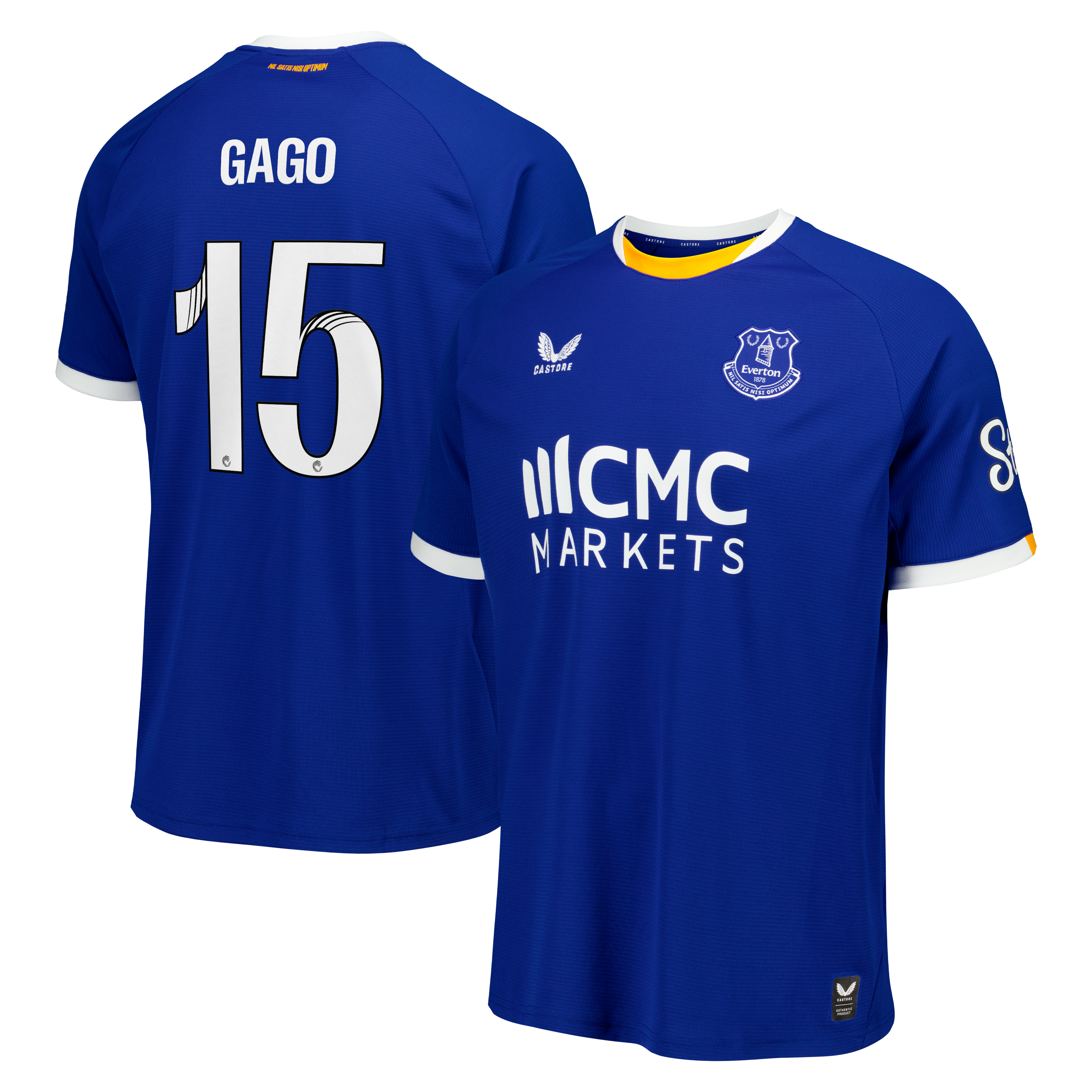 Everton WSL Castore Home Replica Shirt 2026-27 with Gago 15 printing