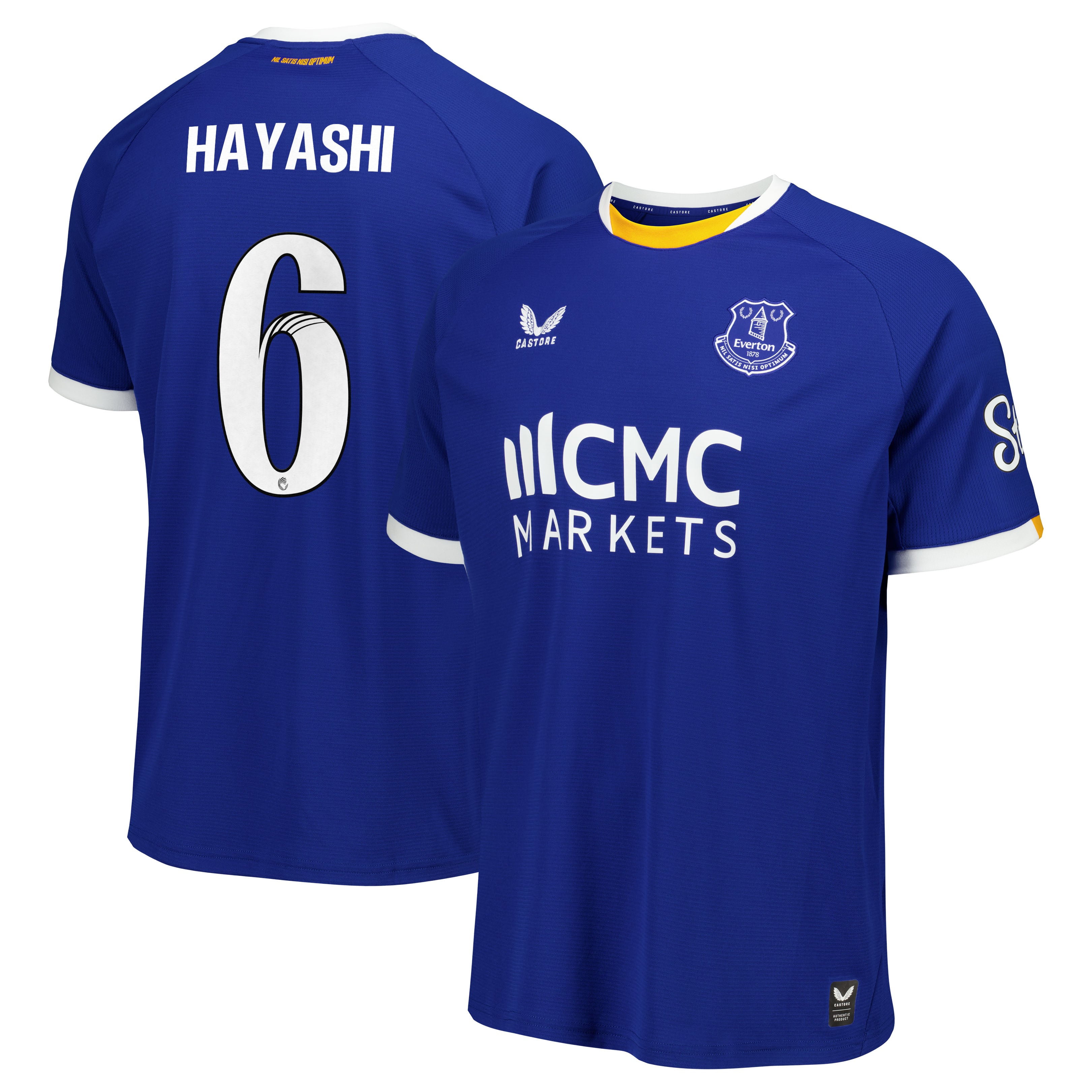 Everton WSL Castore Home Replica Shirt 2026-27 with Hayashi 6 printing