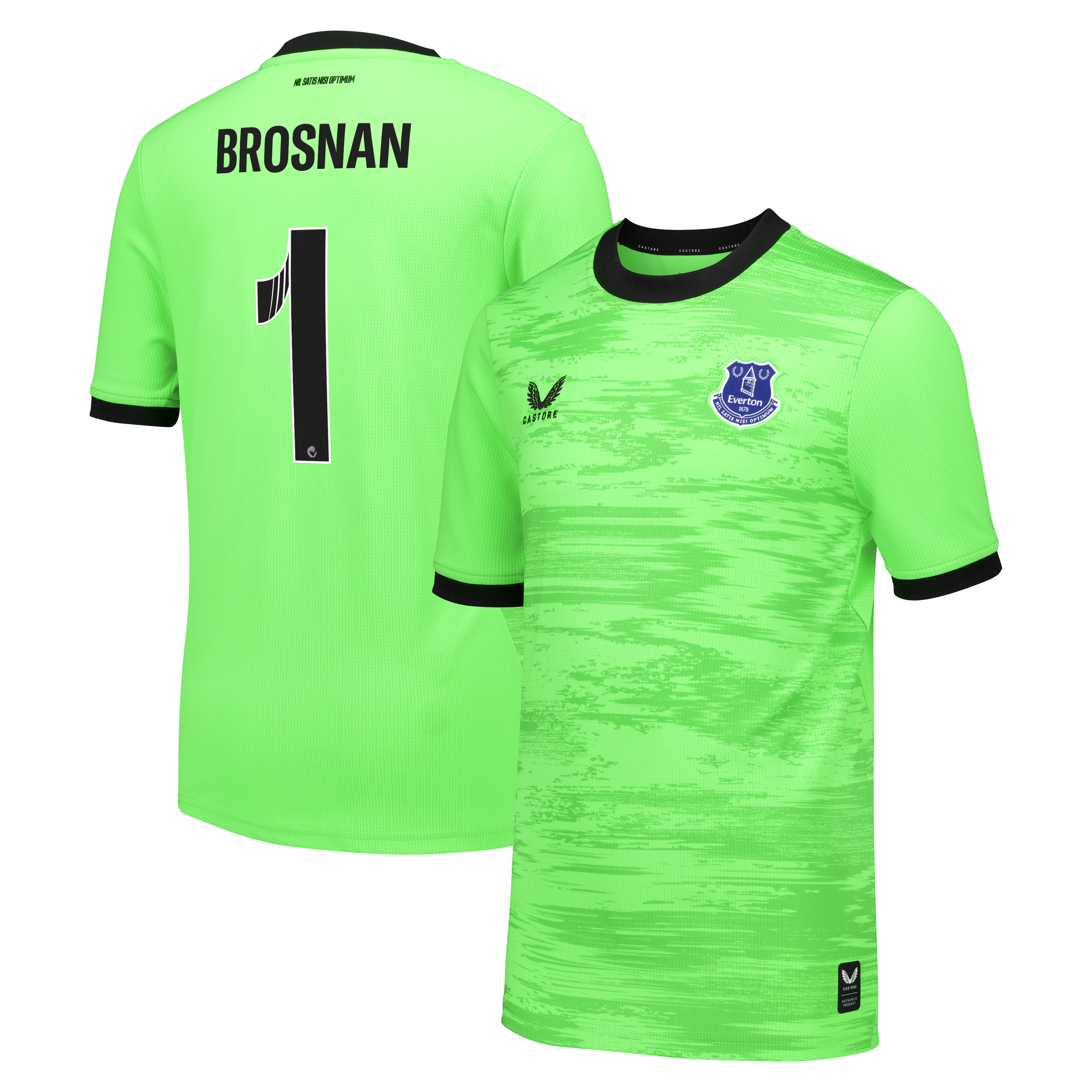 Everton WSL Castore Home Goalkeeper Shirt 2026-27 - Kids with Brosnan 1 printing