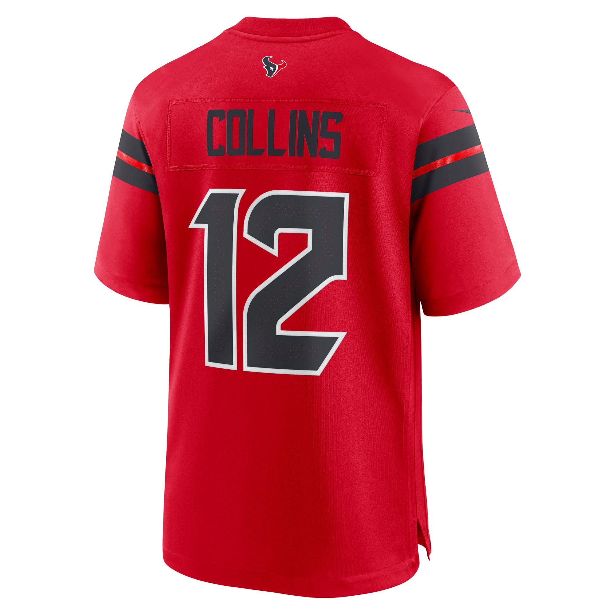 Houston Texans Nike Alternate Game Jersey - Red - Nico Collins - Mens, , rebel_hi-res