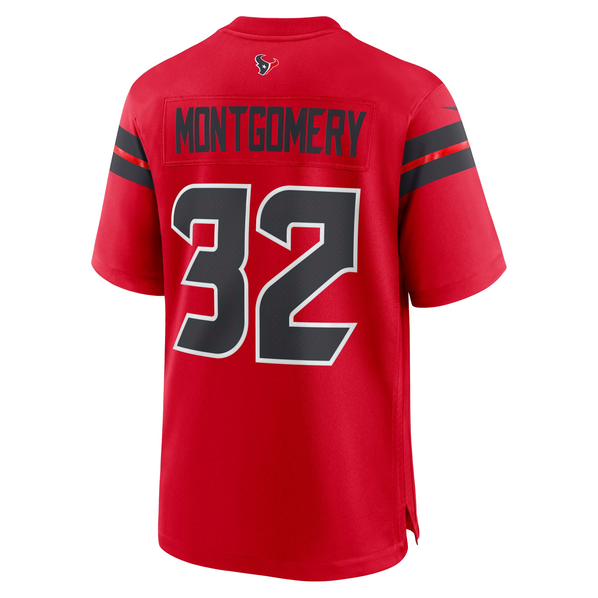 Houston Texans Nike Alternate Game Jersey - Red - David Montgomery - Mens, , rebel_hi-res