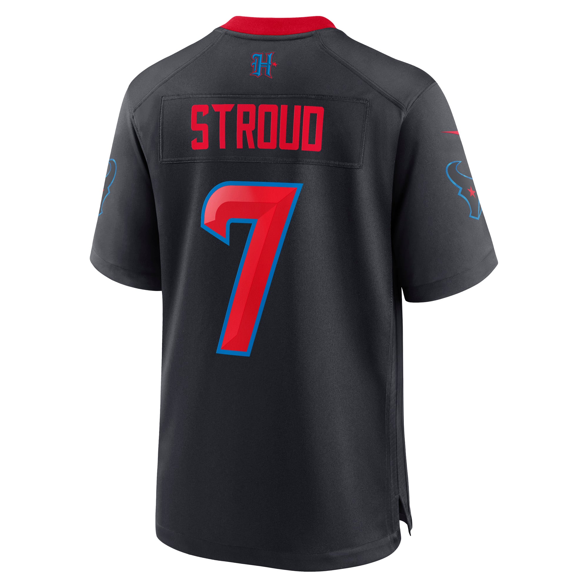 Houston Texans Nike Secondary Alternate Game Jersey - Black - CJ Stroud - Mens, , rebel_hi-res