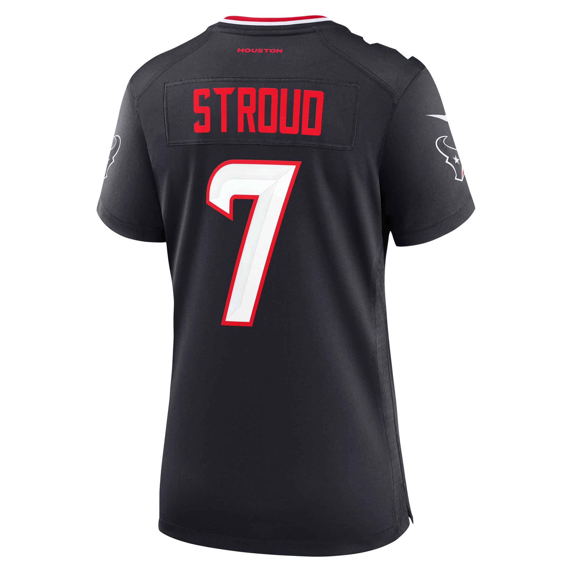 Houston Texans Nike Home Game Jersey - Black - CJ Stroud - Womens, , rebel_hi-res