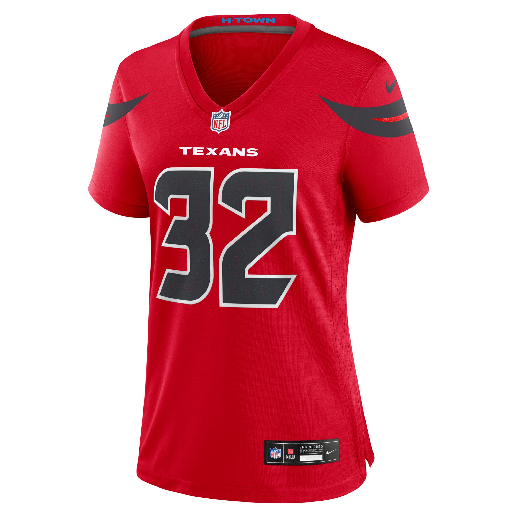 Houston Texans Nike Alternate Game Jersey - Red - David Montgomery - Womens, , rebel_hi-res