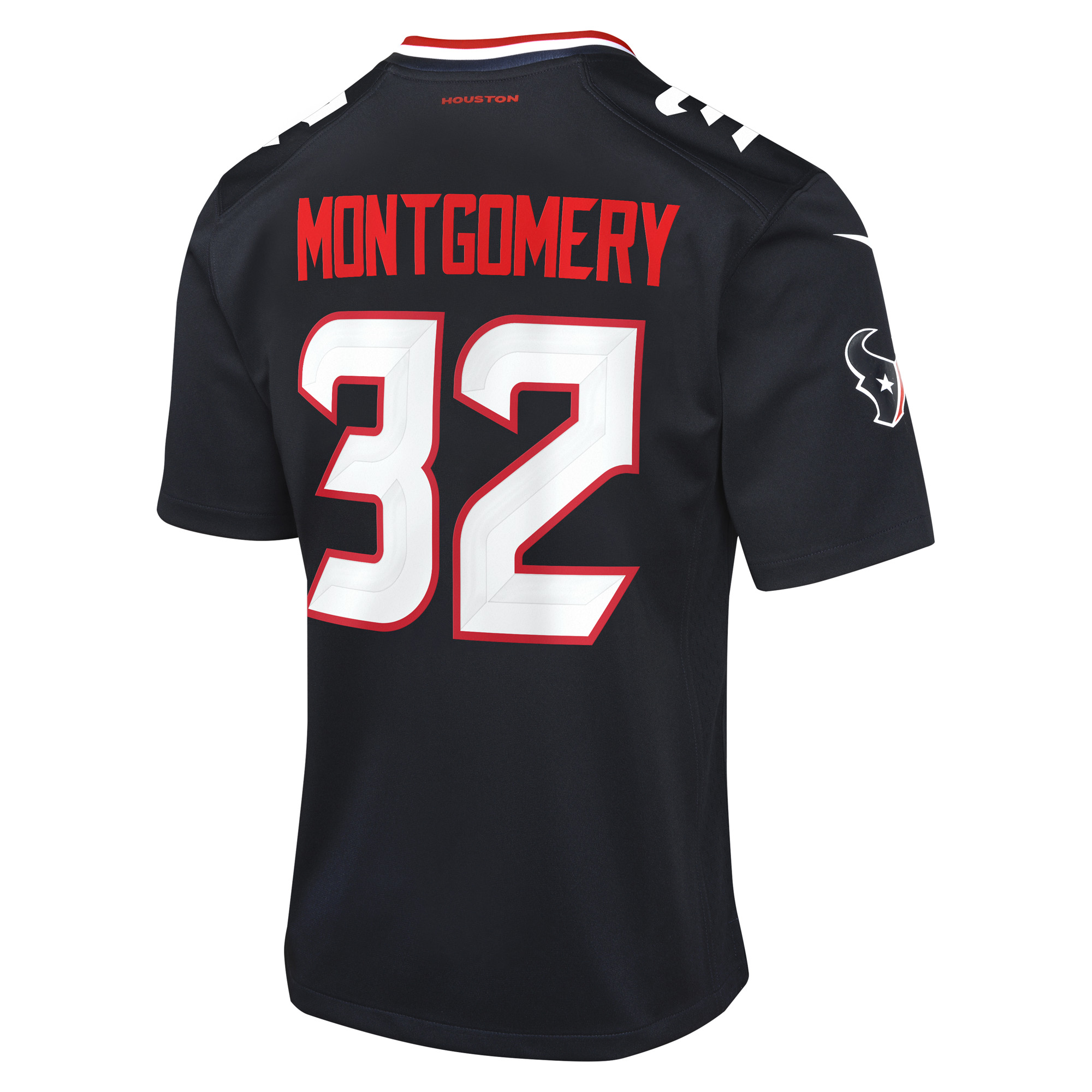 Houston Texans Nike Home Game Jersey - Navy - David Montgomery - Youth, , rebel_hi-res