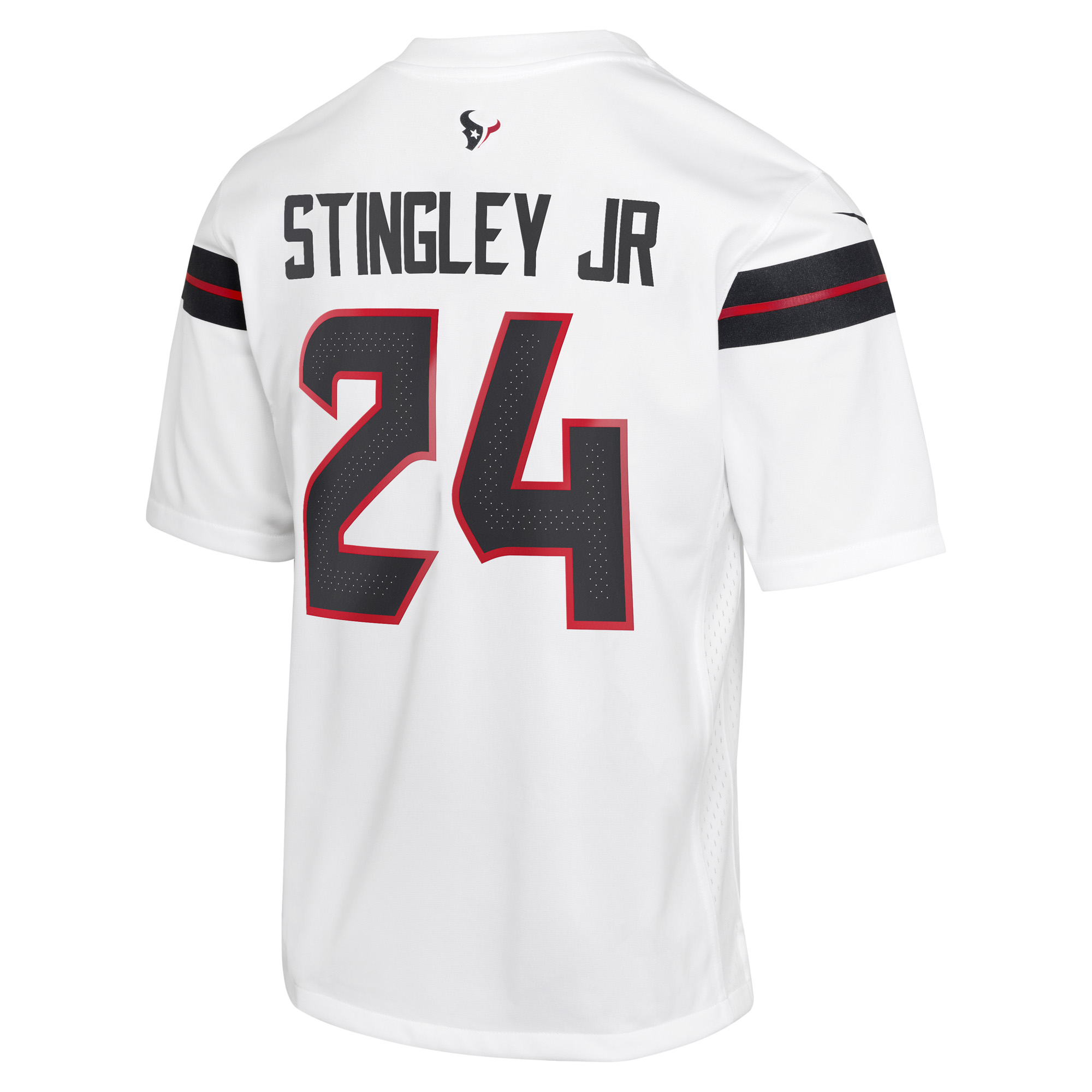 Houston Texans Nike Game Road Jersey - White - Derek Stingley Jr. - Youth, , rebel_hi-res