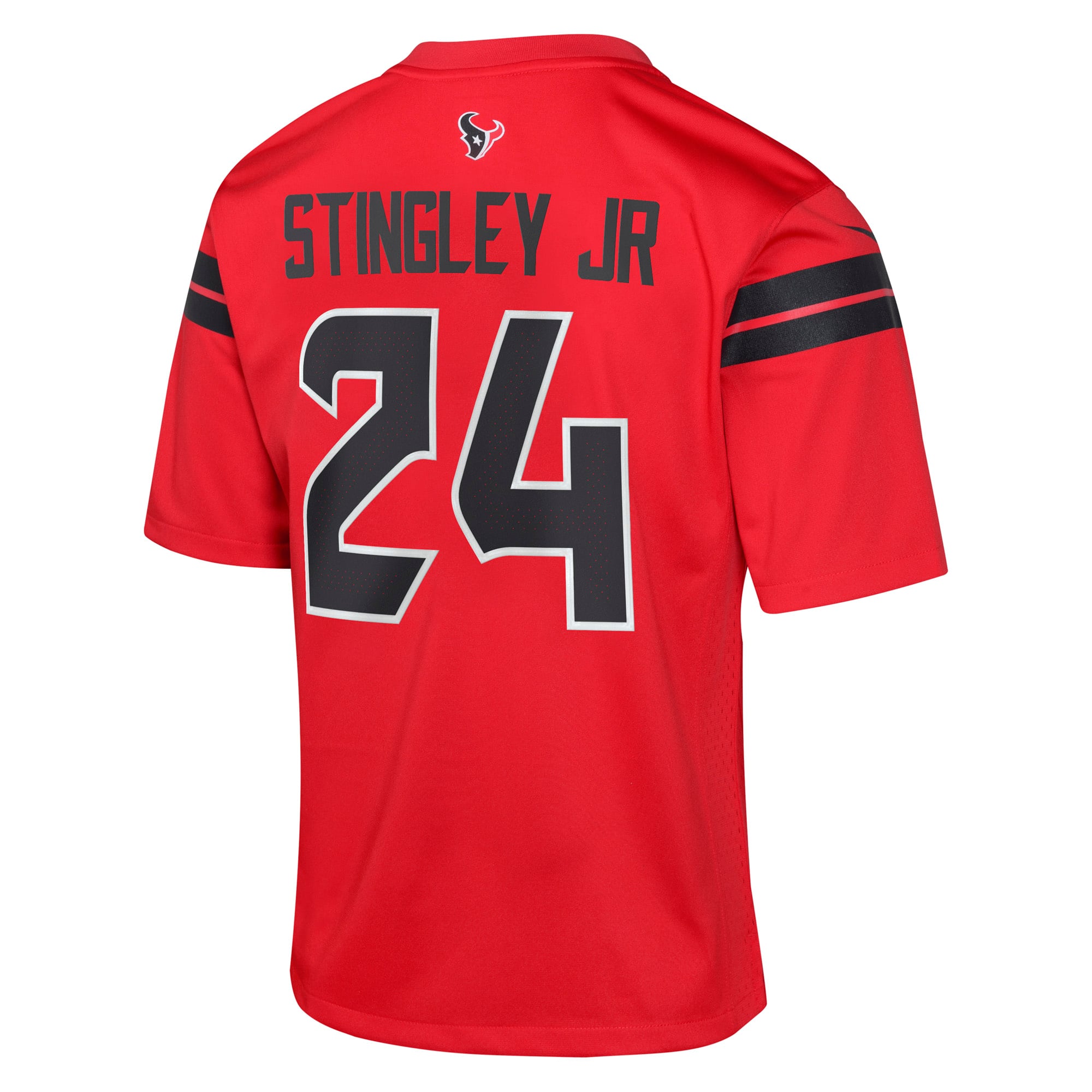 Houston Texans Nike Game Alternate Jersey - Red - Derek Stingley Jr. - Youth, , rebel_hi-res