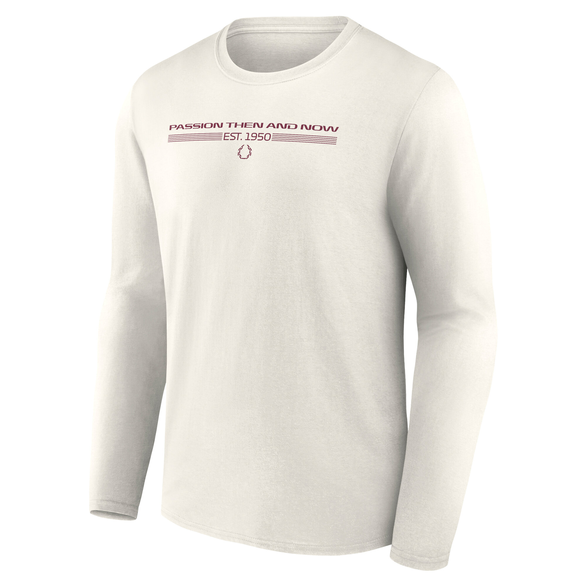 Formula 1 Heritage Graphic Long Sleeve T-Shirt - Off White - Mens, , rebel_hi-res