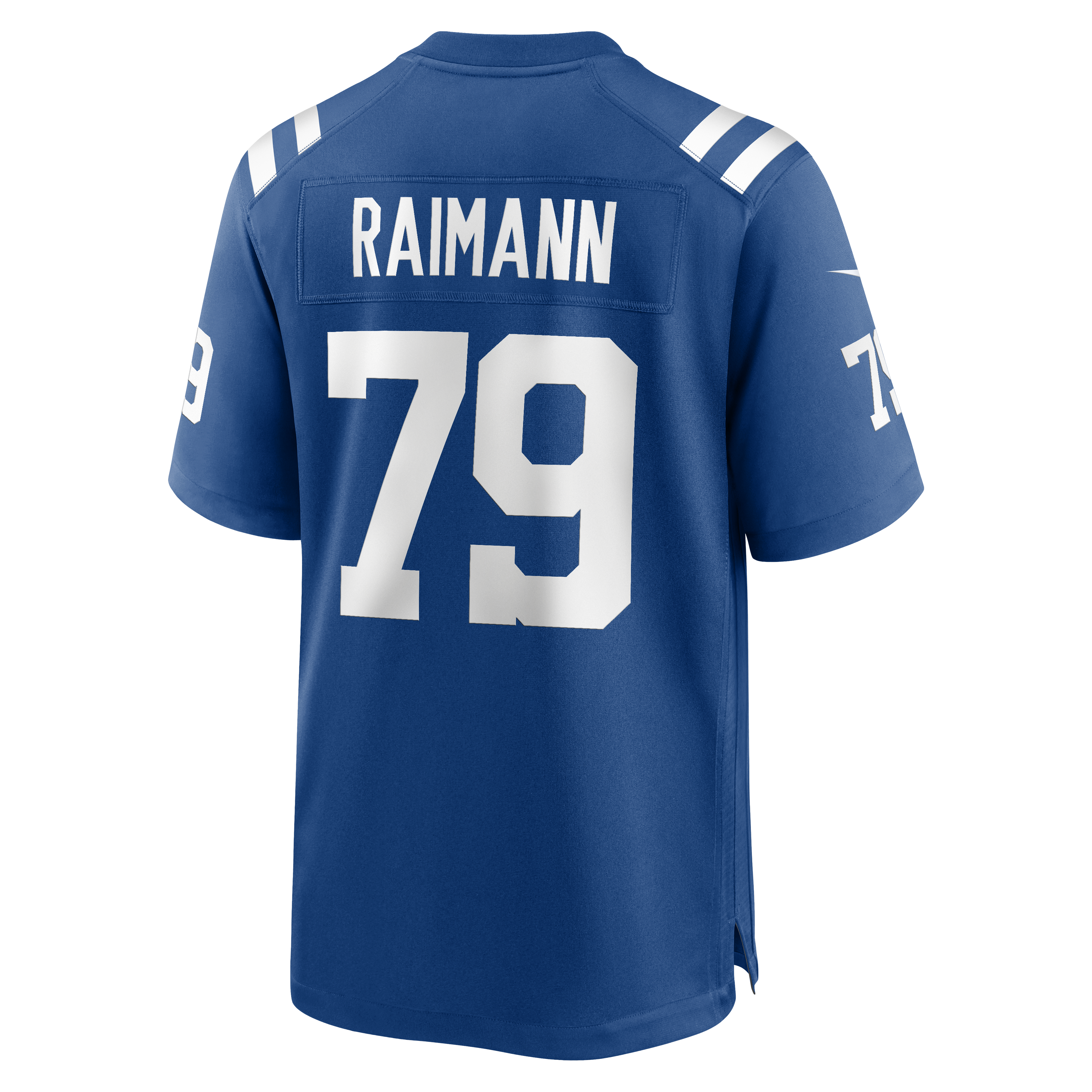 Indianapolis Colts Nike Game Home Jersey - Royal - Bernhard Raimann - Mens, , rebel_hi-res