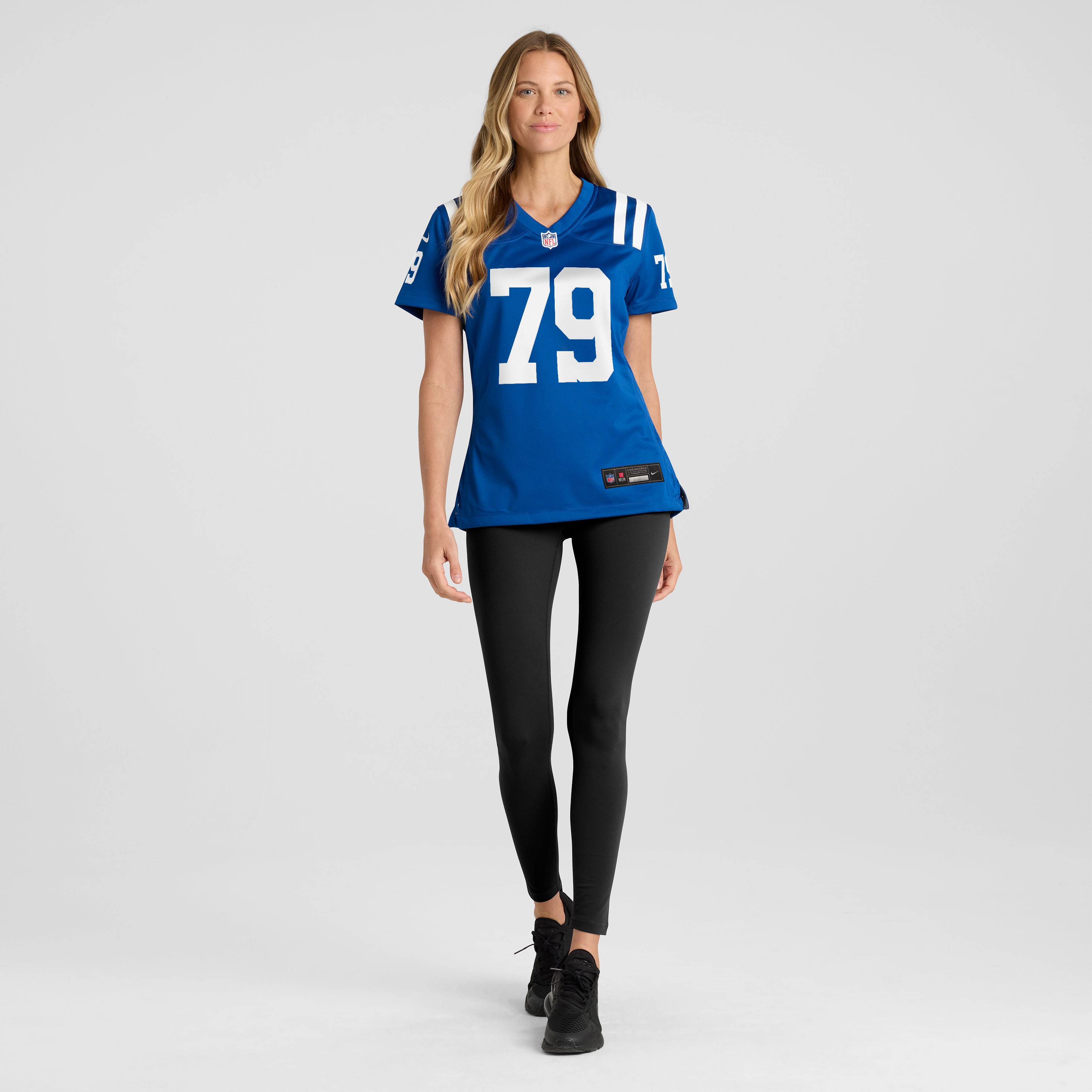 Indianapolis Colts Nike Home Game Jersey - Blue - Bernhard Raimann - Womens, , rebel_hi-res