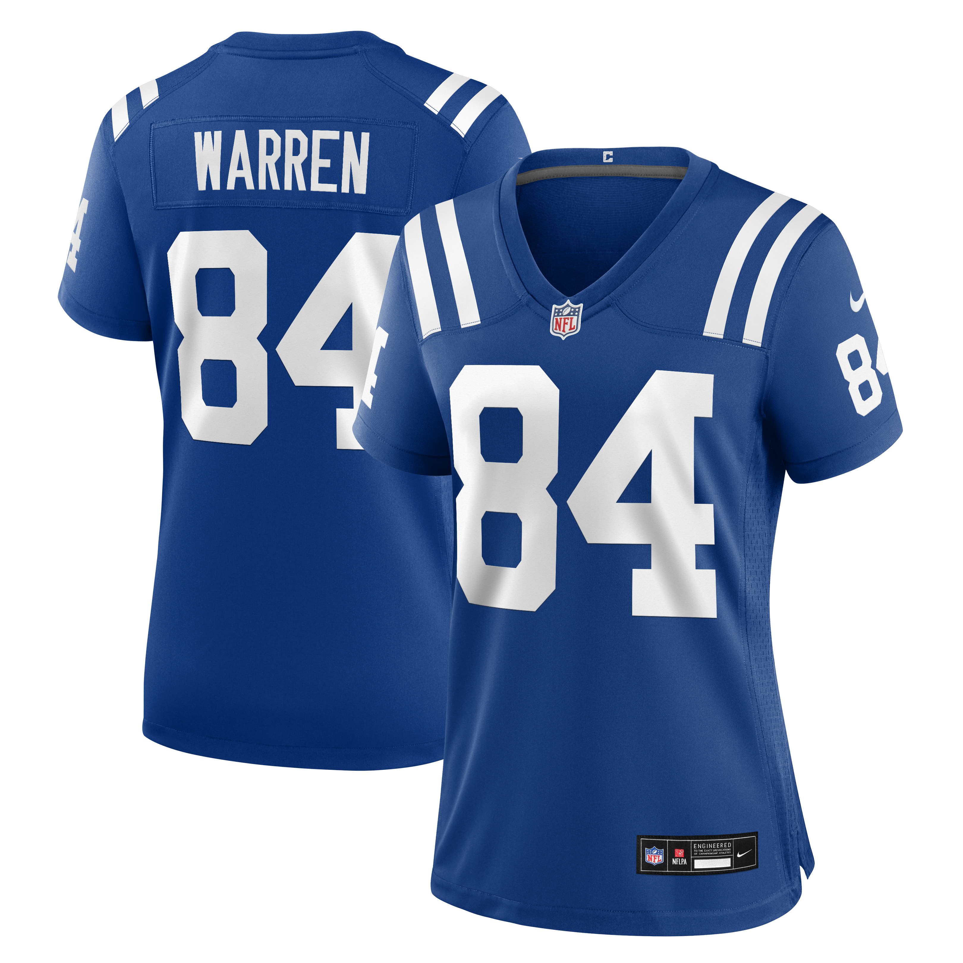 Indianapolis Colts Nike Home Game Jersey - Blue - Tyler Warren - Womens, , rebel_hi-res