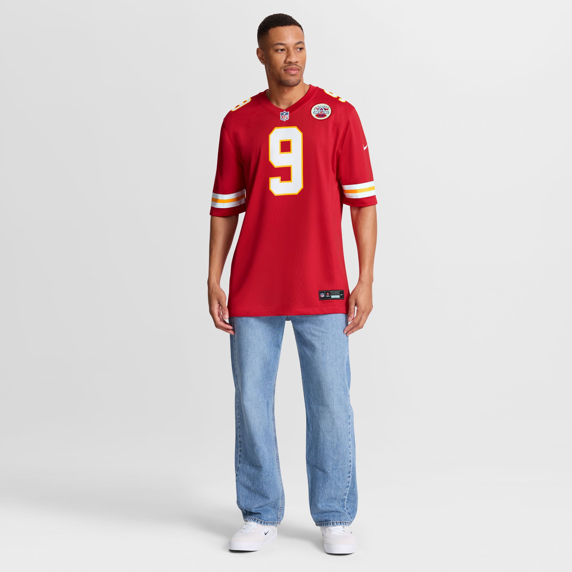 Kansas City Chiefs Nike Home Game Jersey - Red - Kenneth Walker III - Mens, , rebel_hi-res