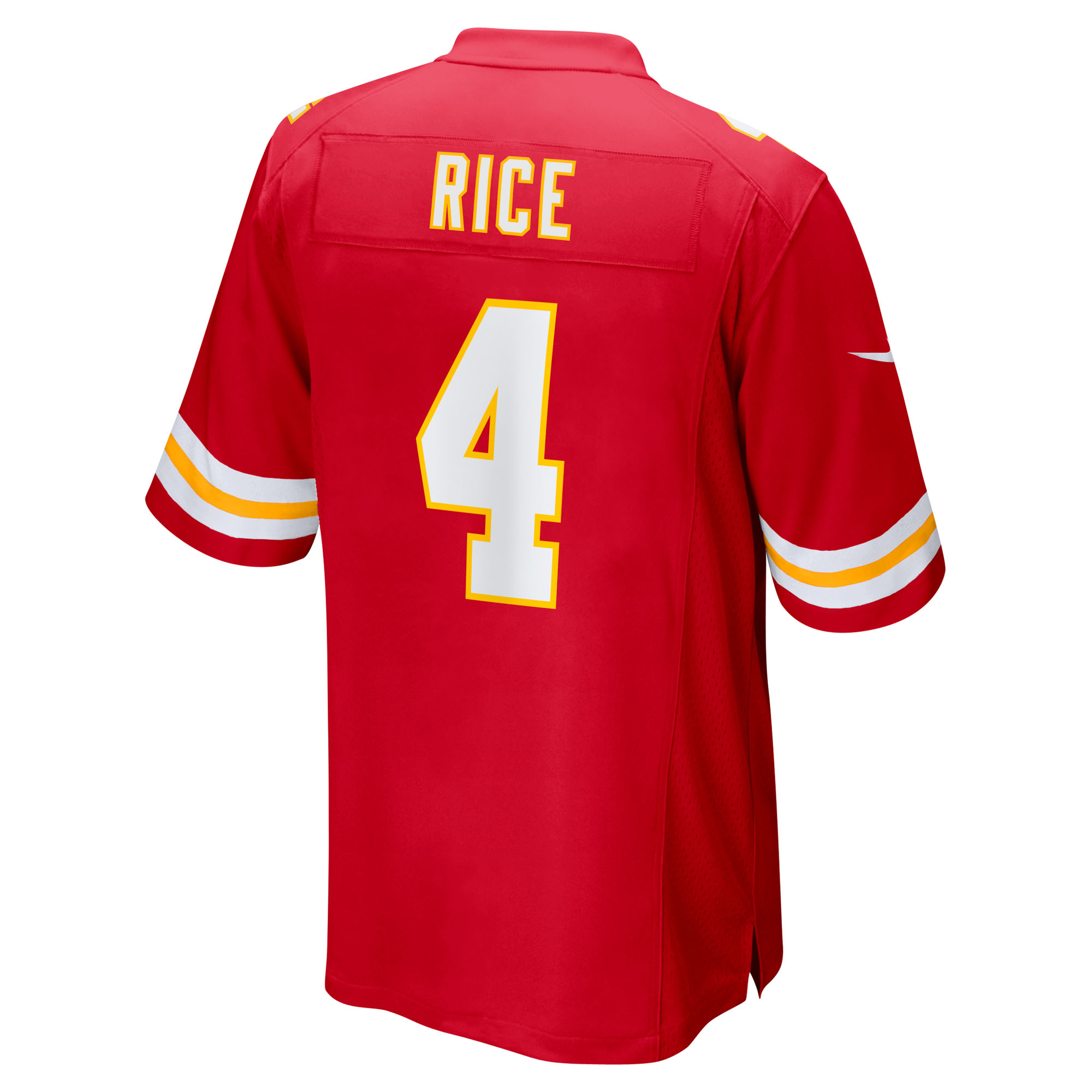 Kansas City Chiefs Nike Home Game Jersey - Red - Rashee Rice - Mens, , rebel_hi-res