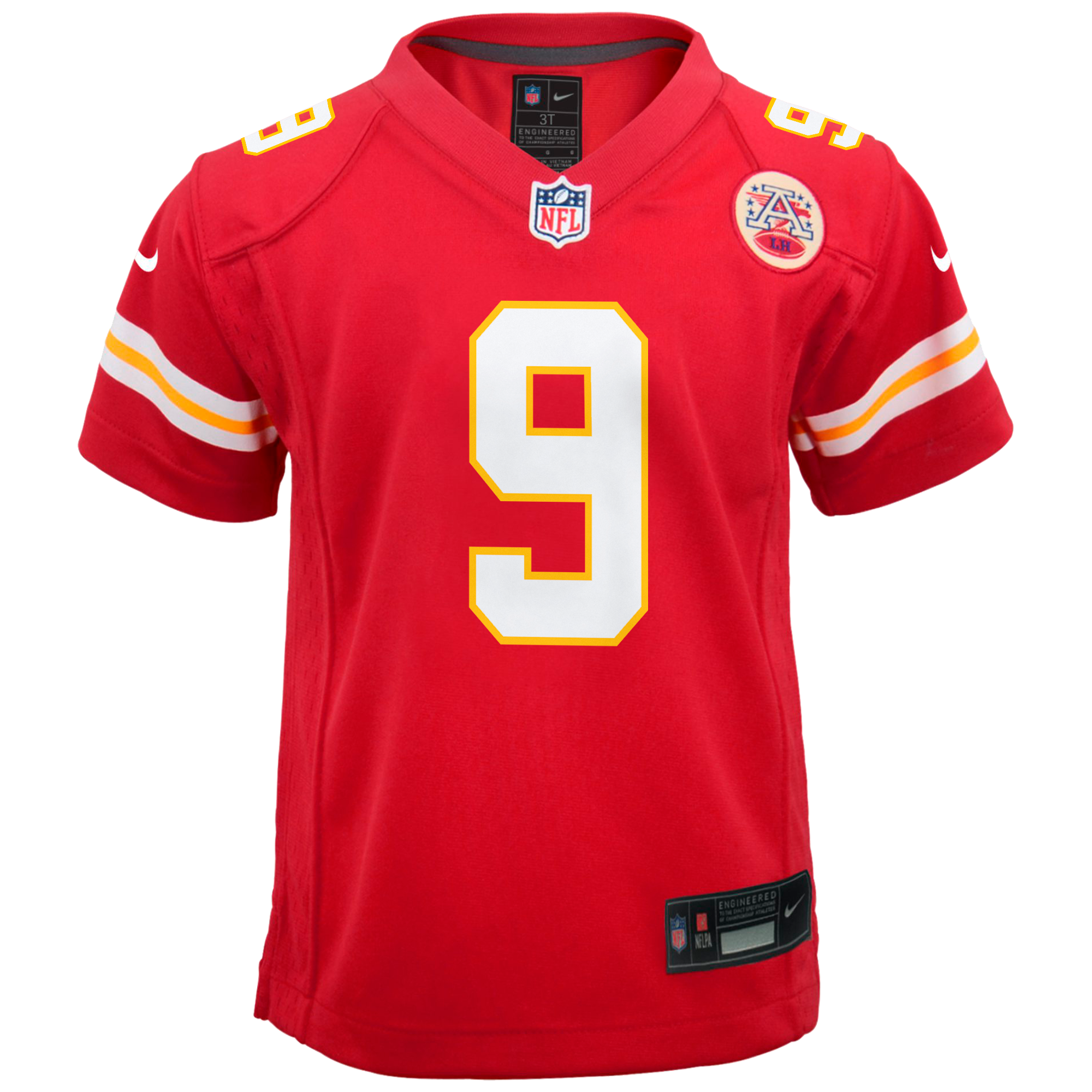 Kansas City Chiefs Nike Home Game Jersey - Red - Kenneth Walker III - Youth, , rebel_hi-res