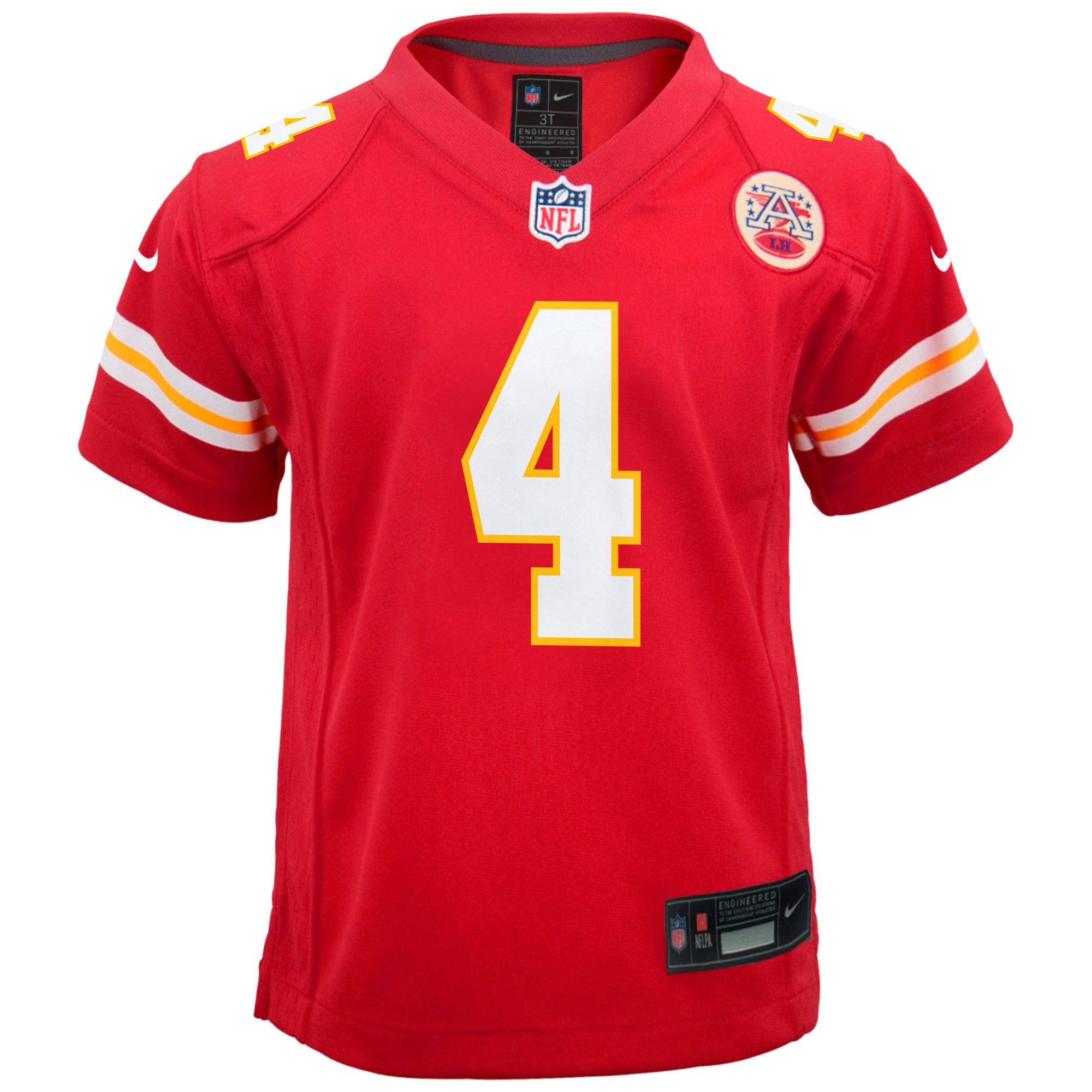 Kansas City Chiefs Nike Home Game Jersey - Red - Rashee Rice - Youth, , rebel_hi-res