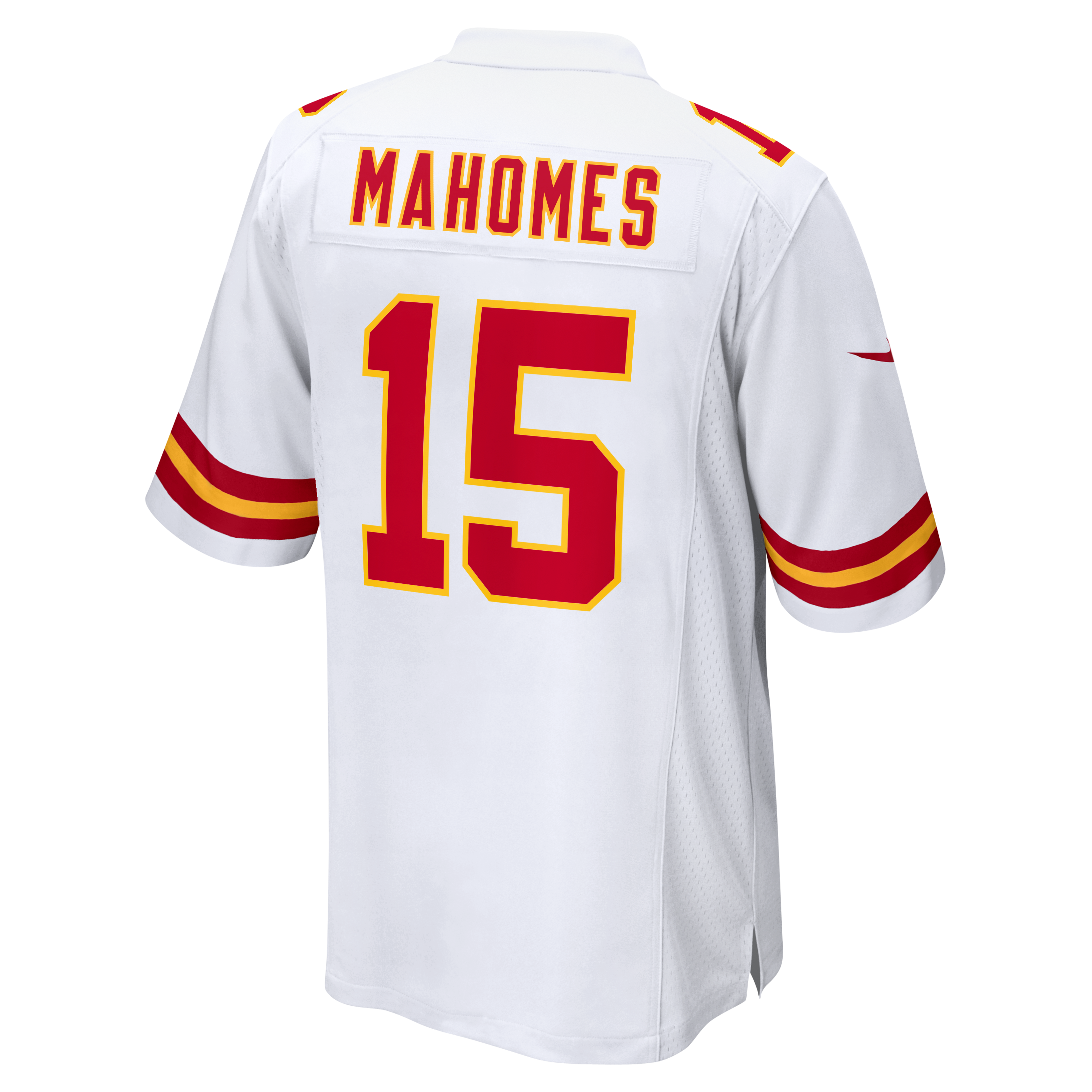 Kansas City Chiefs Nike Game Road Jersey - White - Patrick Mahomes - Youth, , rebel_hi-res