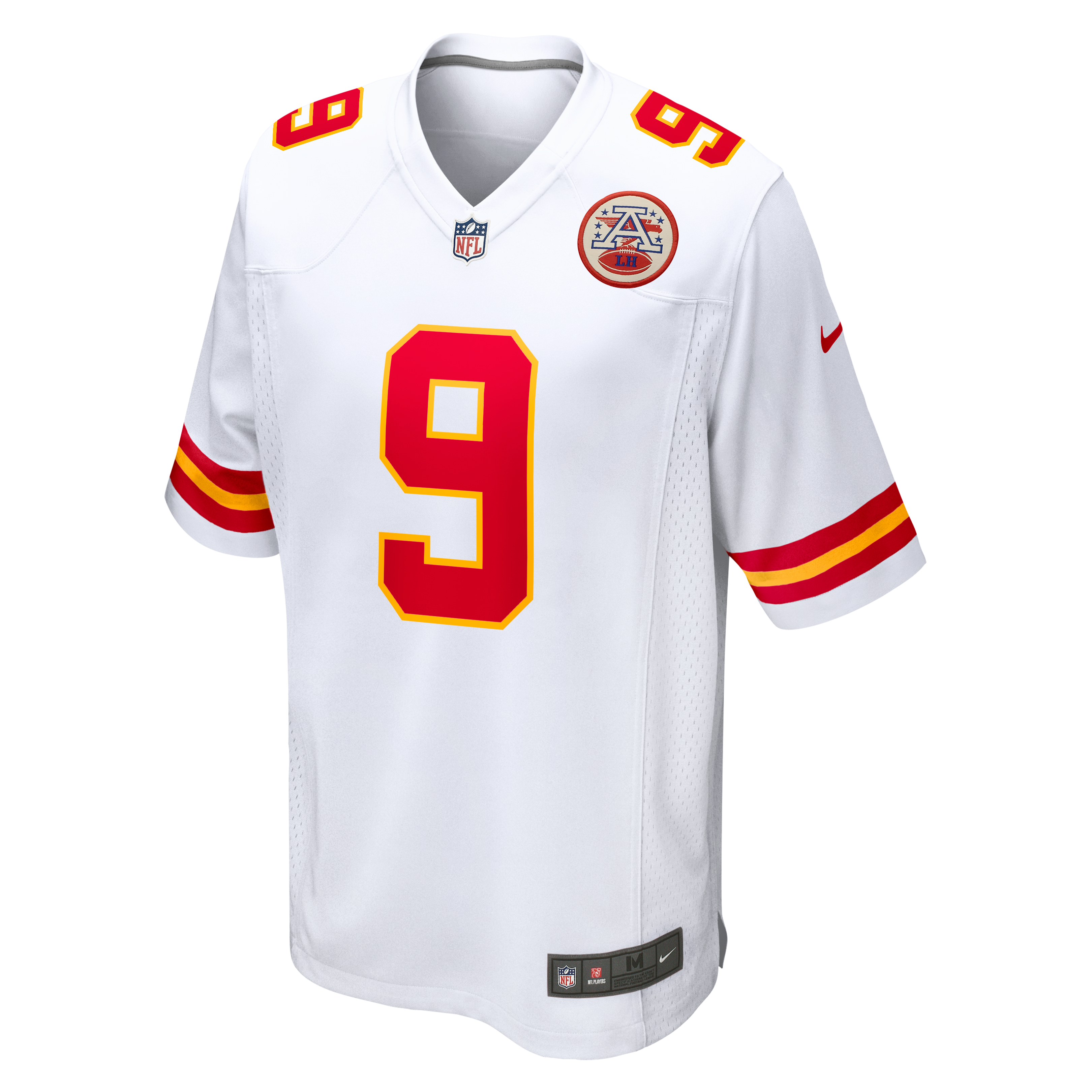 Kansas City Chiefs Nike Game Road Jersey - White - Kenneth Walker III - Youth, , rebel_hi-res
