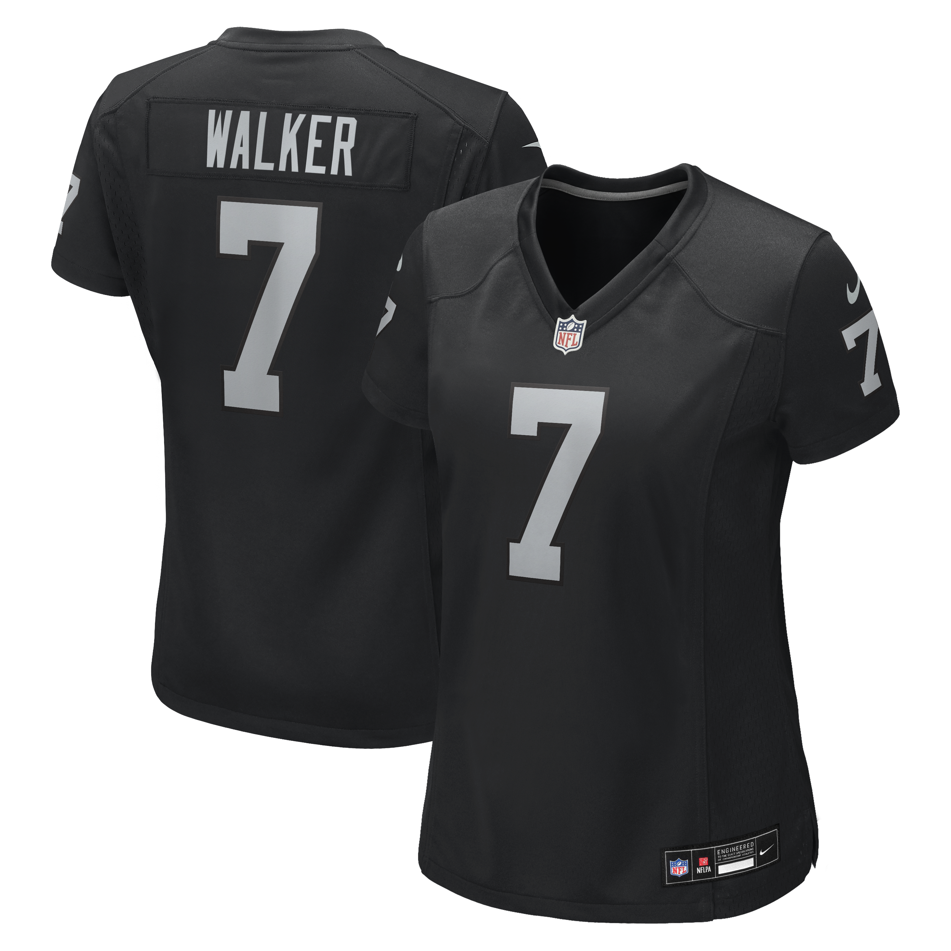Las Vegas Raiders Nike Game Home Jersey - Black - Quay Walker - Womens, , rebel_hi-res