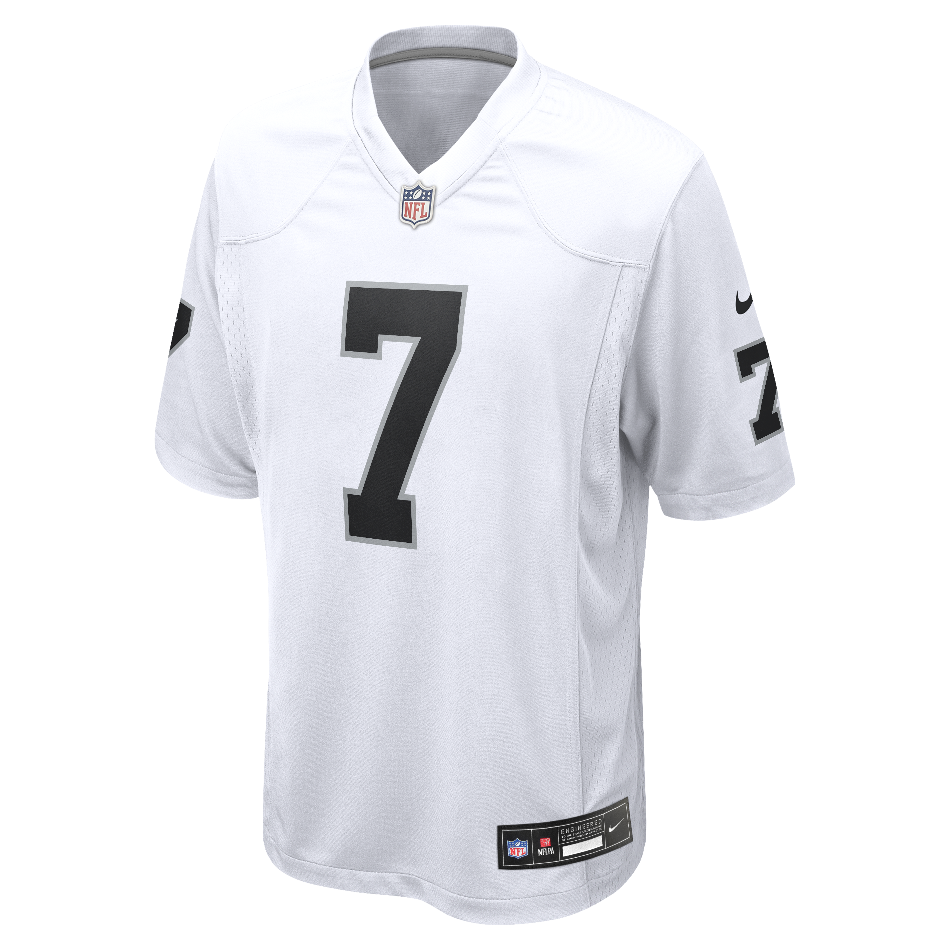 Las Vegas Raiders Road Game Jersey - White - Quay Walker - Youth, , rebel_hi-res