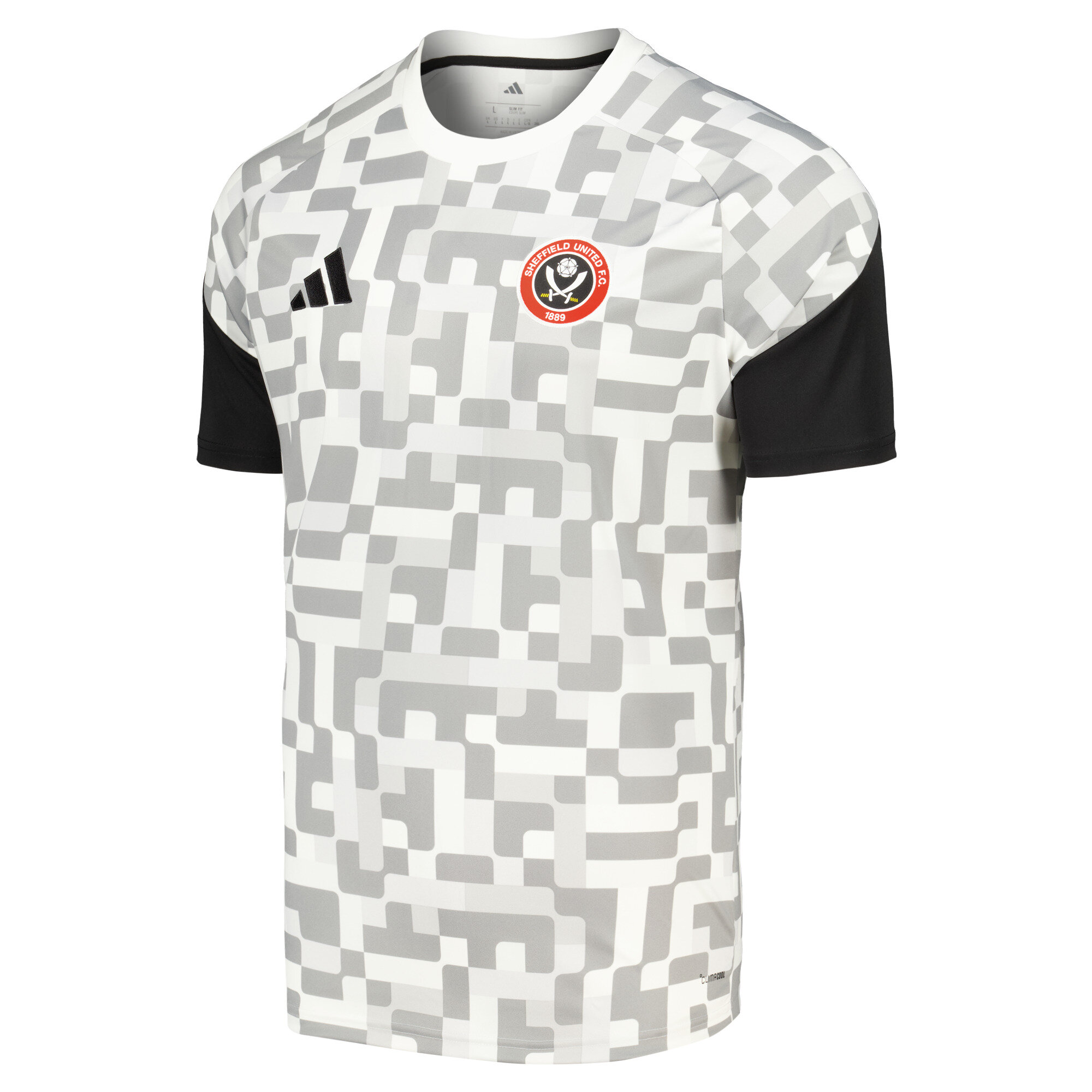 Sheffield United adidas Pre Match Jersey - Grey, , rebel_hi-res