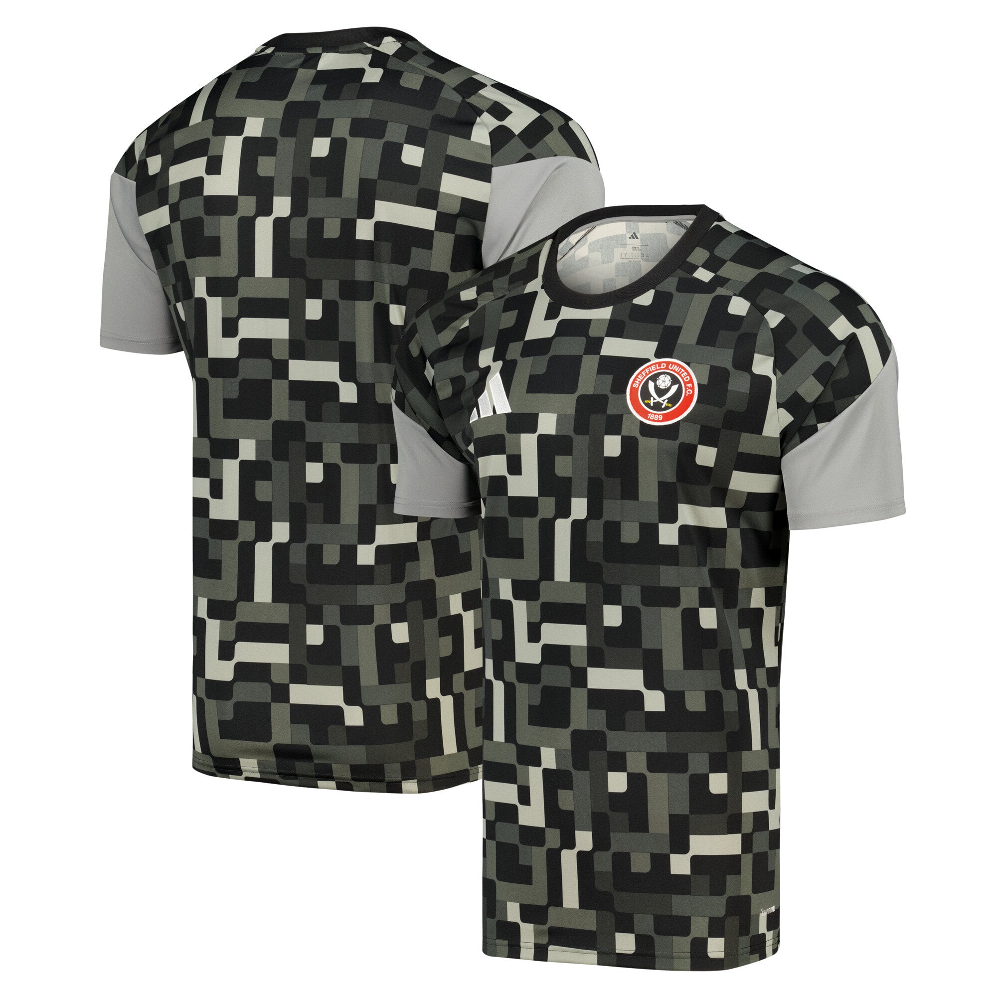 Sheffield United adidas Pre Match Jersey - Black, , rebel_hi-res