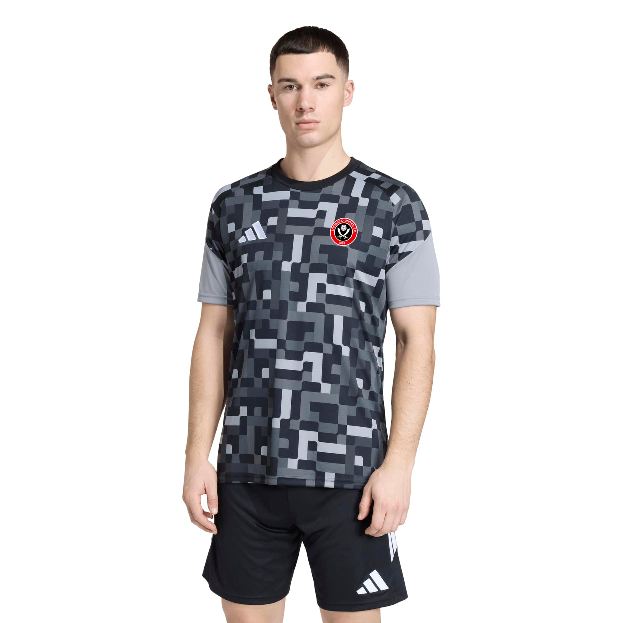 Sheffield United adidas Pre Match Jersey - Black