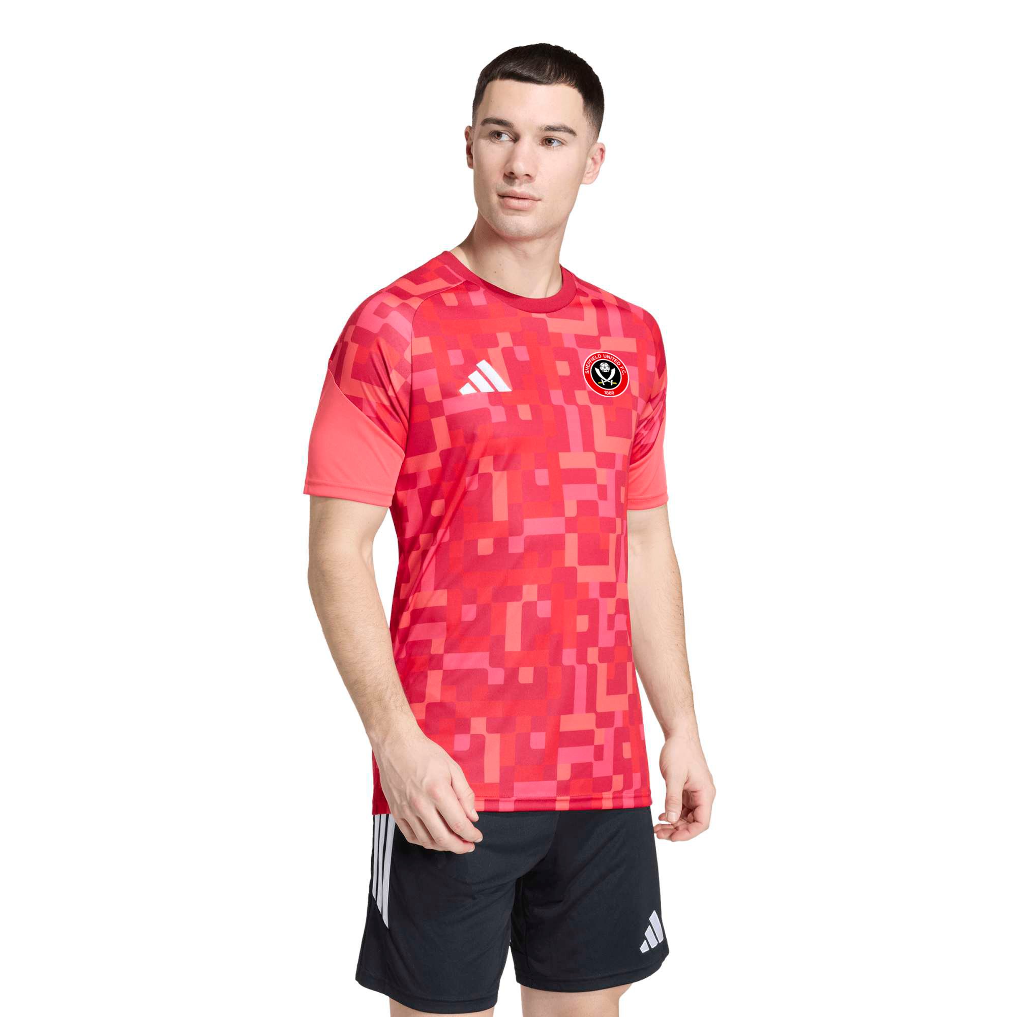 Sheffield United adidas Pre Match Jersey - Red