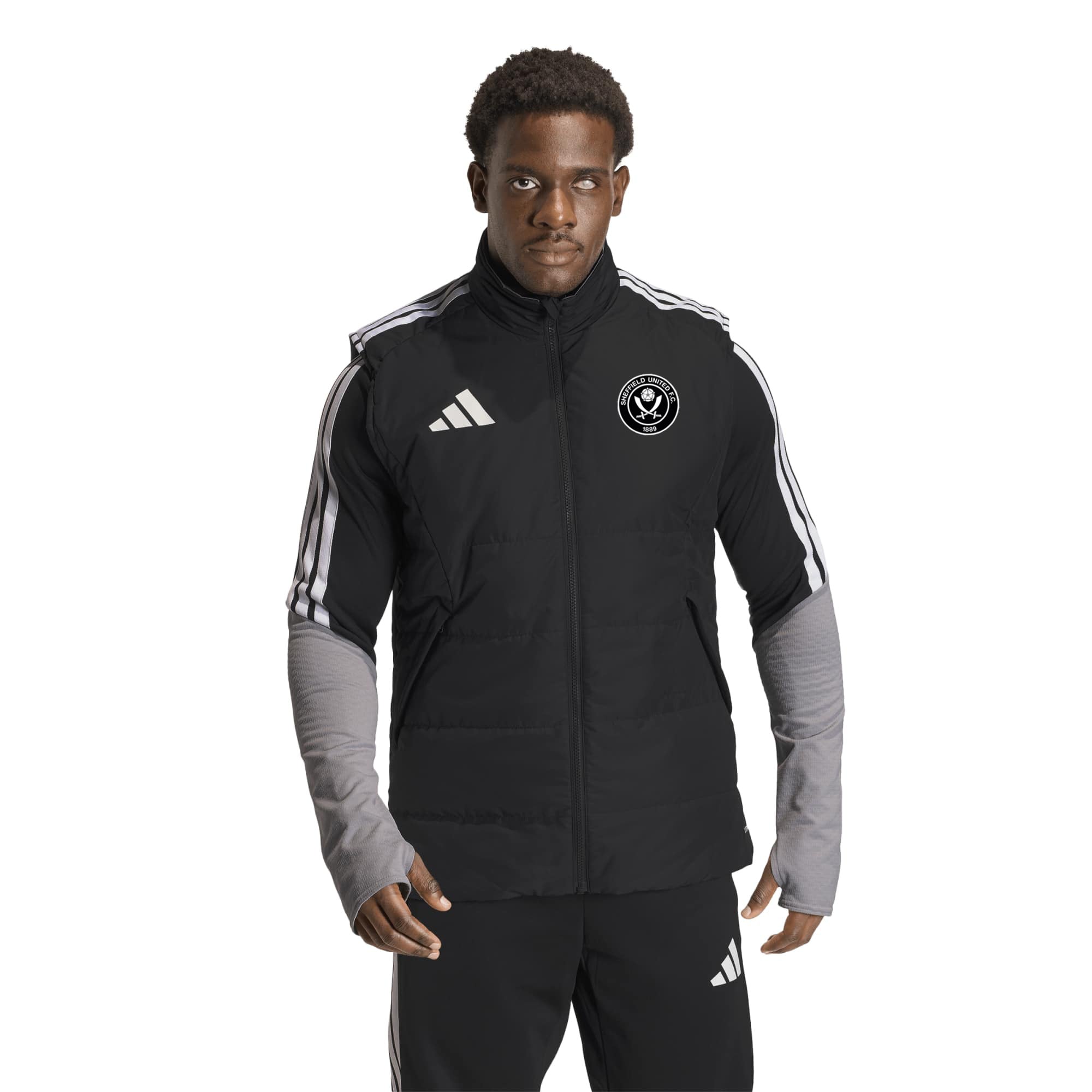 Sheffield United adidas Training Winter Vest - Black