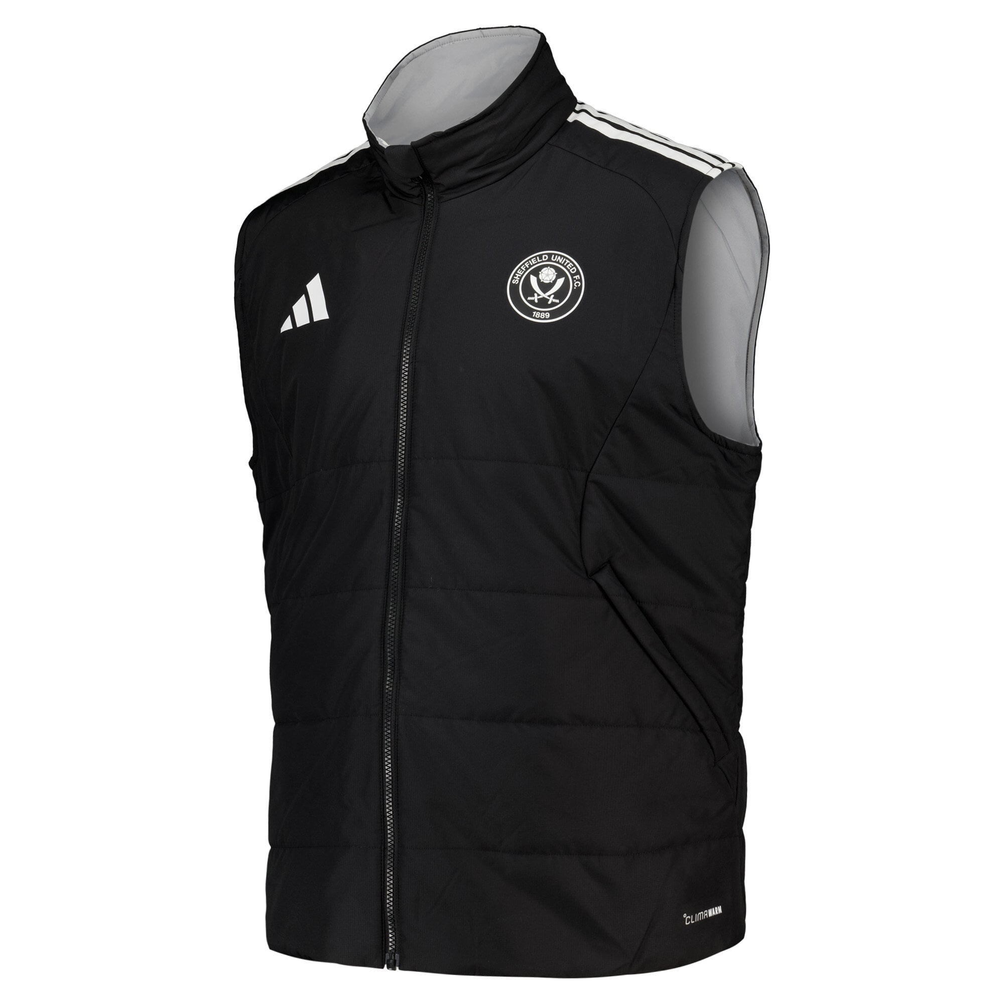 Sheffield United adidas Training Winter Vest - Black, , rebel_hi-res