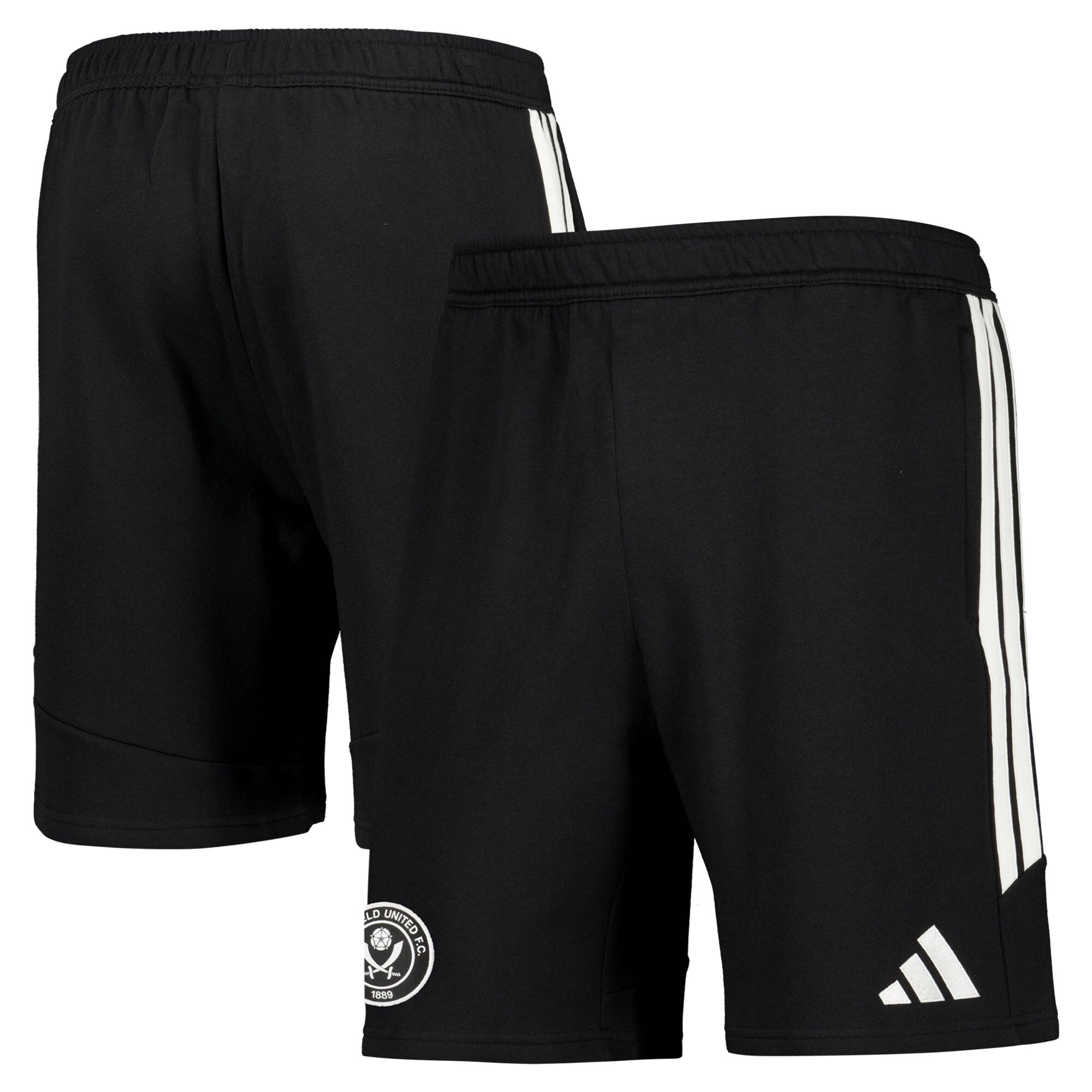 Sheffield United adidas Travel Sweat Shorts - Black