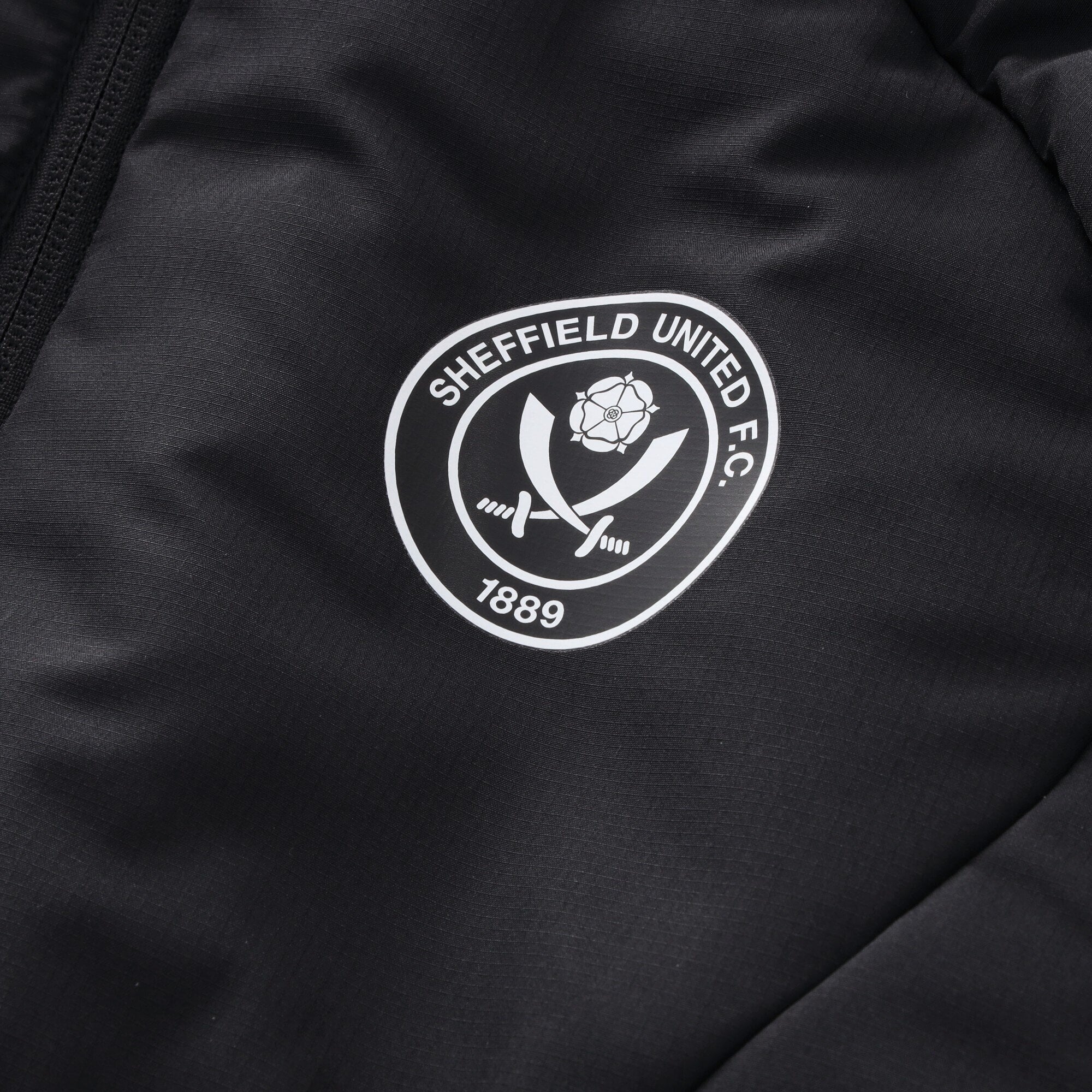 Sheffield United adidas Training Winter Jacket - Black - Kids, , rebel_hi-res