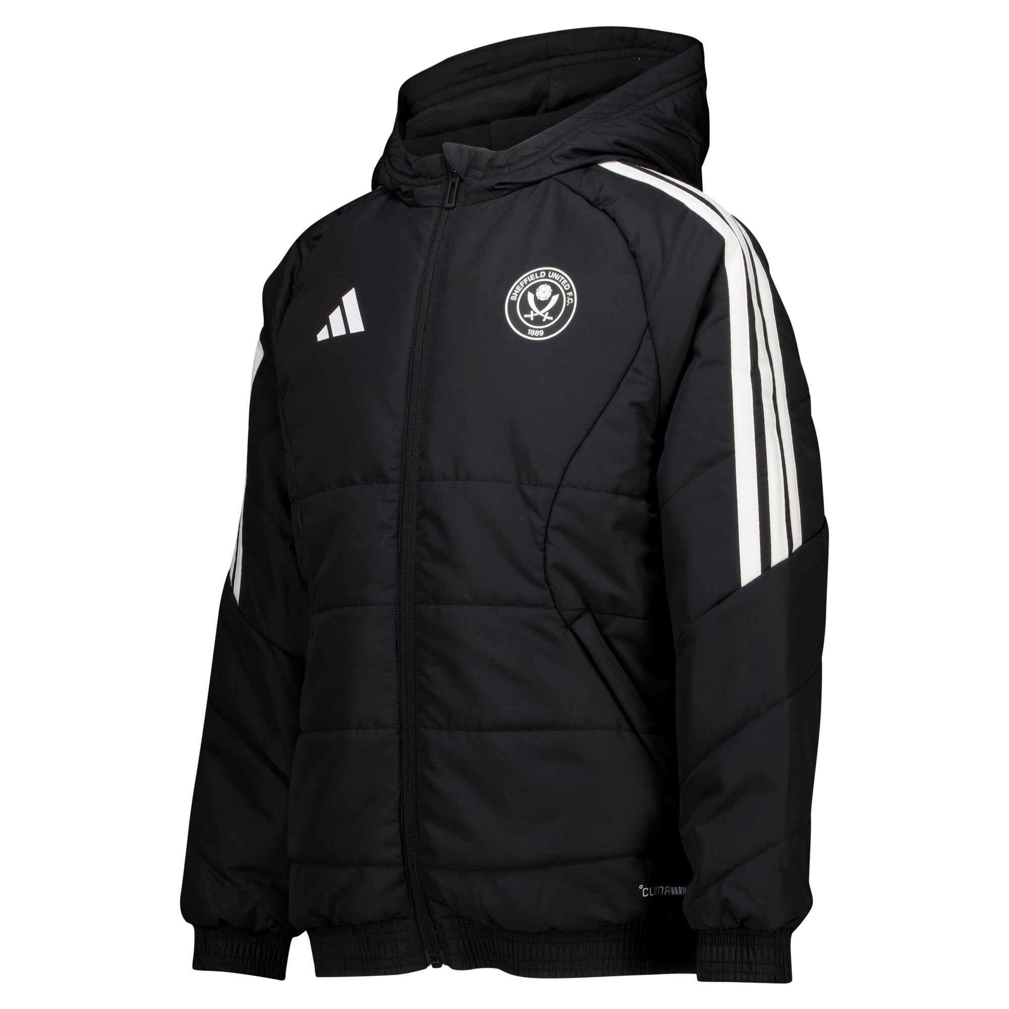 Sheffield United adidas Training Winter Jacket - Black - Kids, , rebel_hi-res
