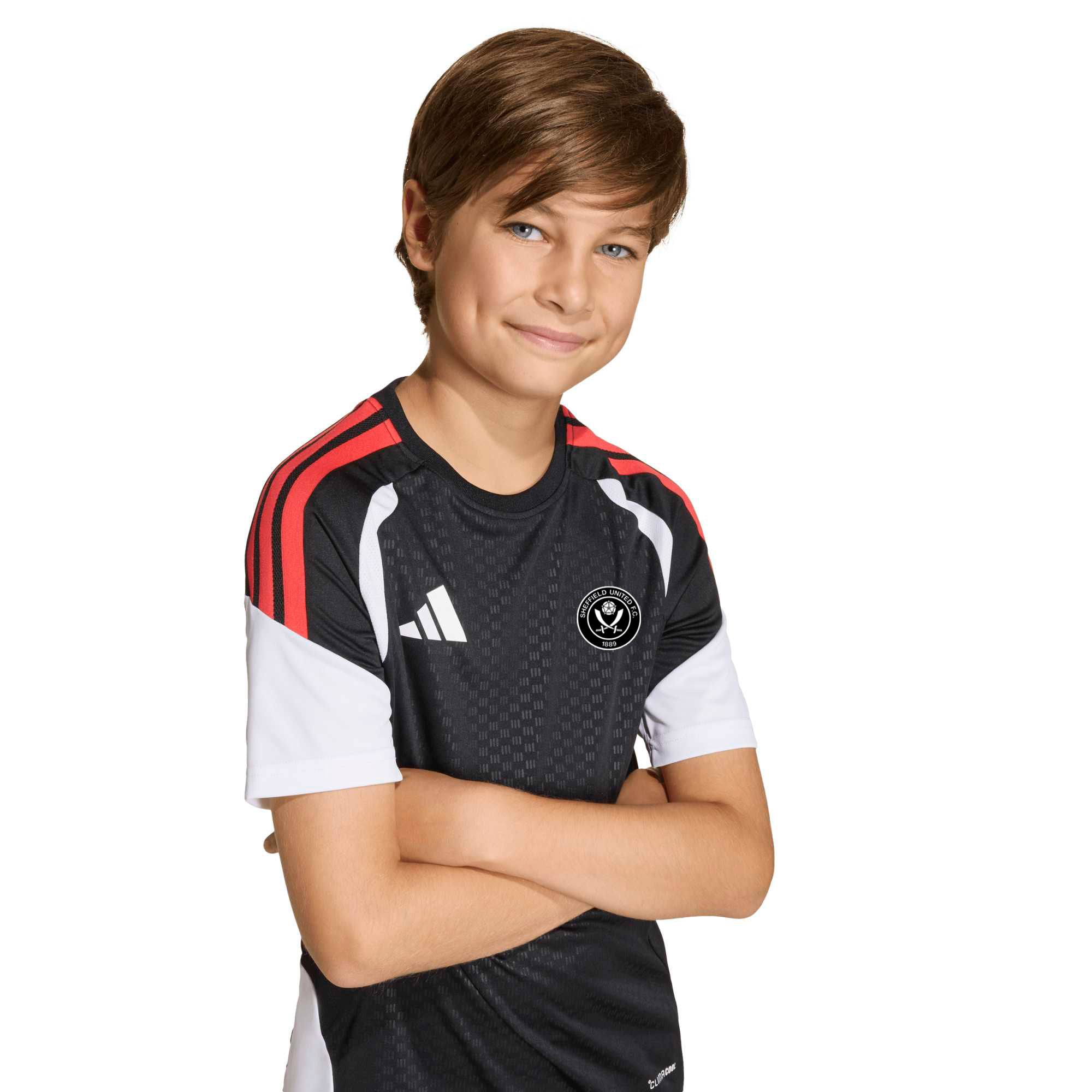 Sheffield United adidas Training Jersey - Black - Kids
