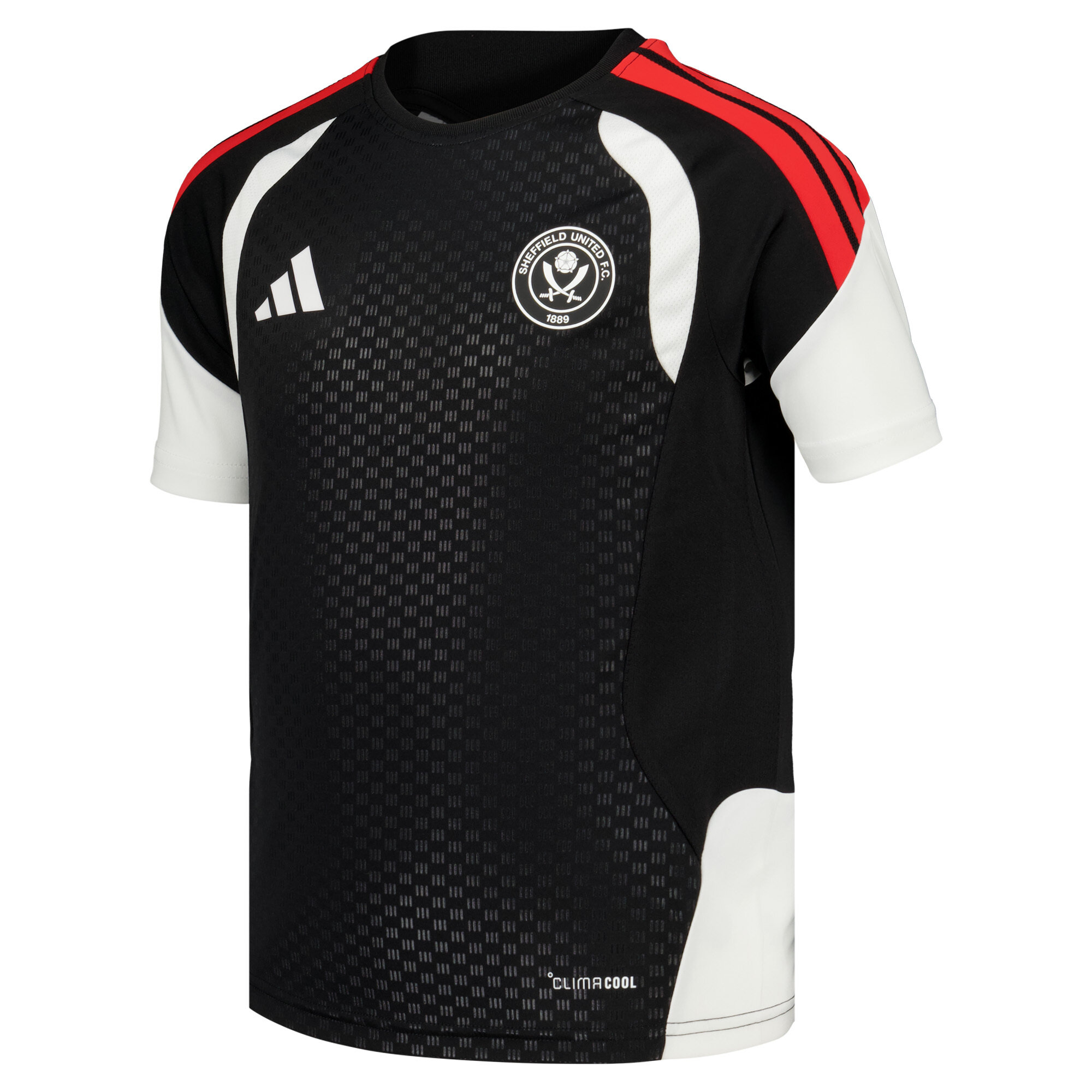 Sheffield United adidas Training Jersey - Black - Kids, , rebel_hi-res