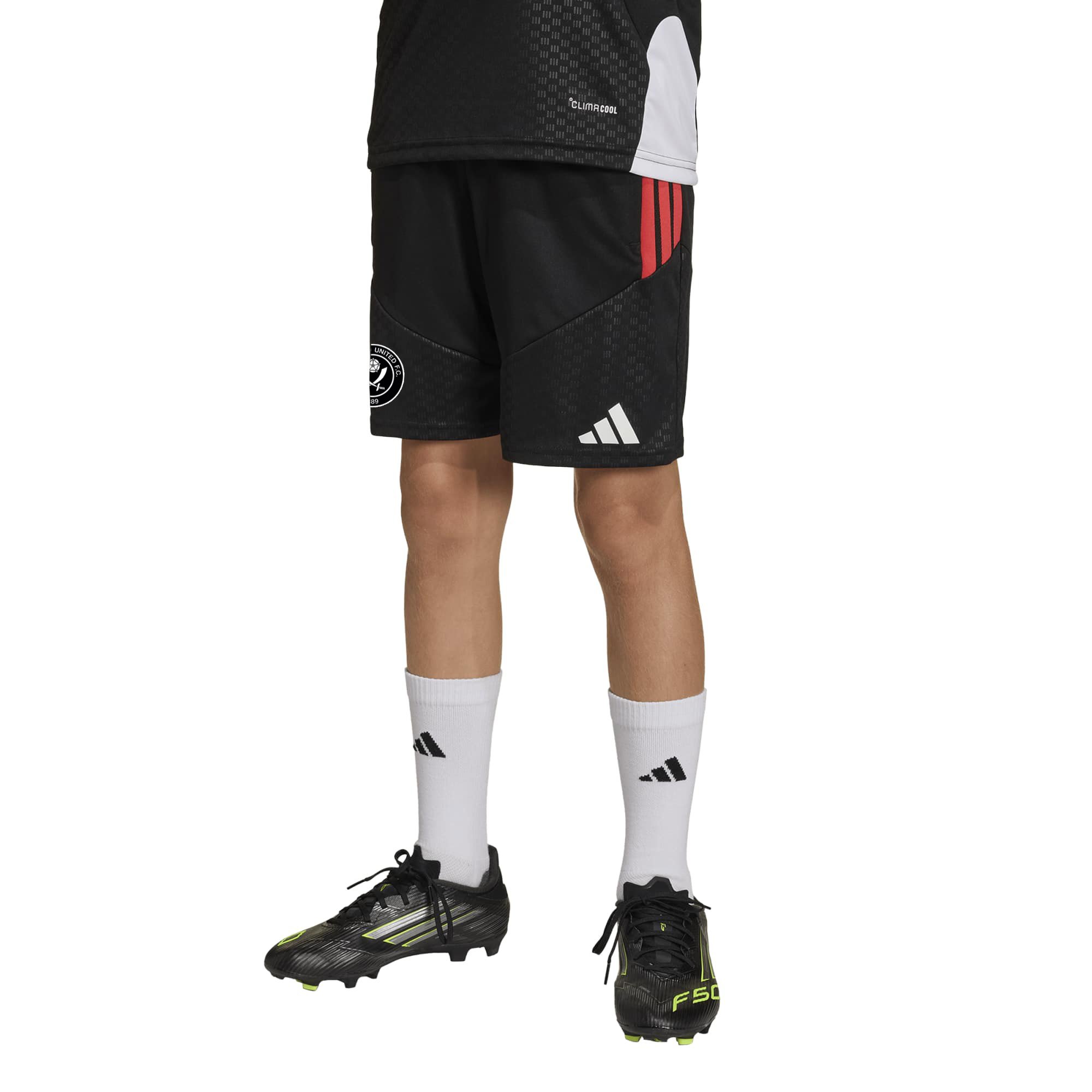 Sheffield United adidas Training Shorts - Black - Kids