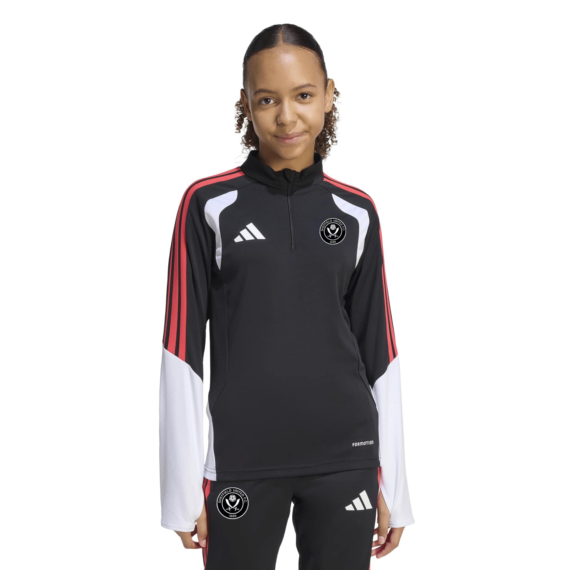Sheffield United adidas Training Top - Black - Kids